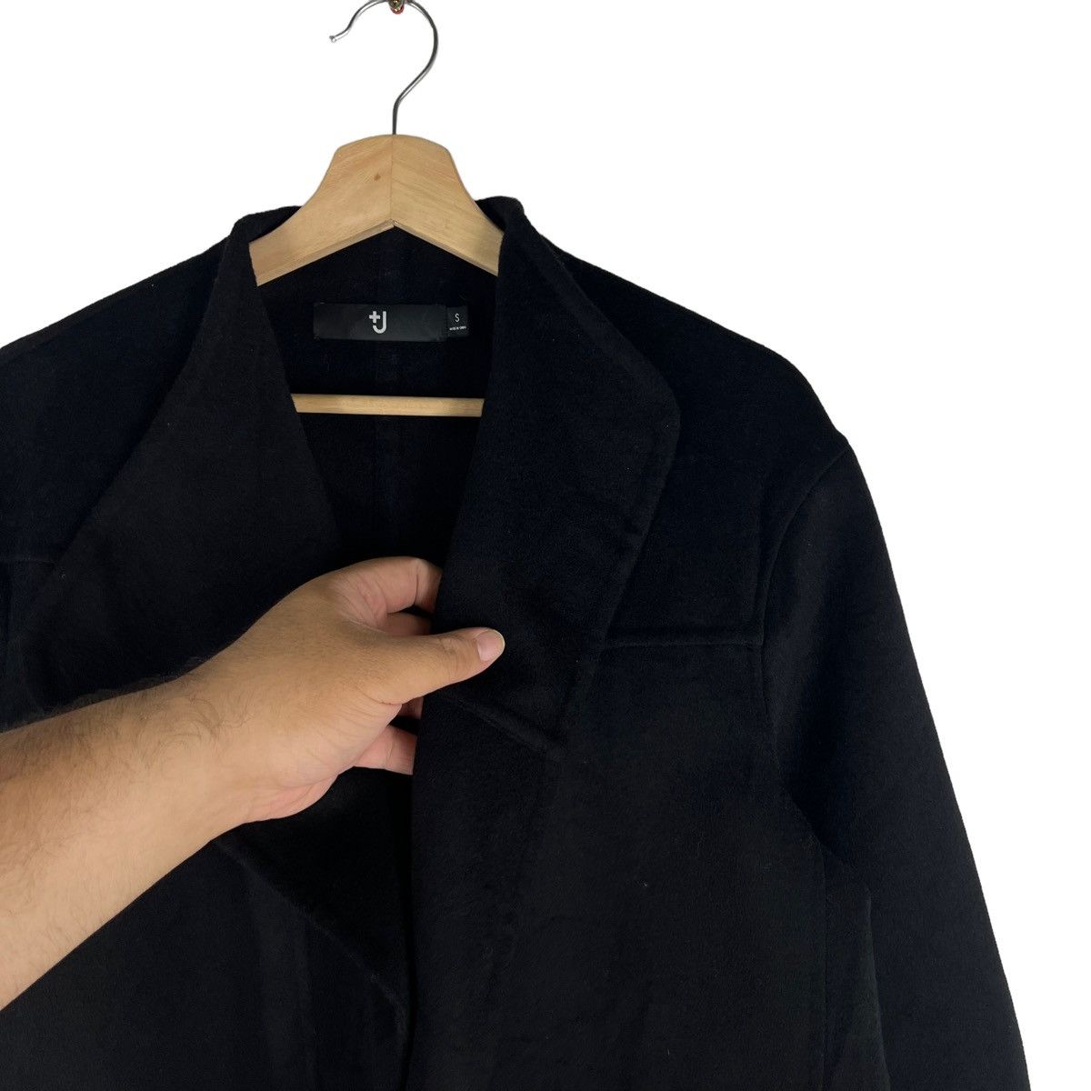 Jil Sander J+ BY JILL SANDER WOOL JACKET ICONIC BLACK Size US S / EU 44-46 / 1 - 4 Thumbnail