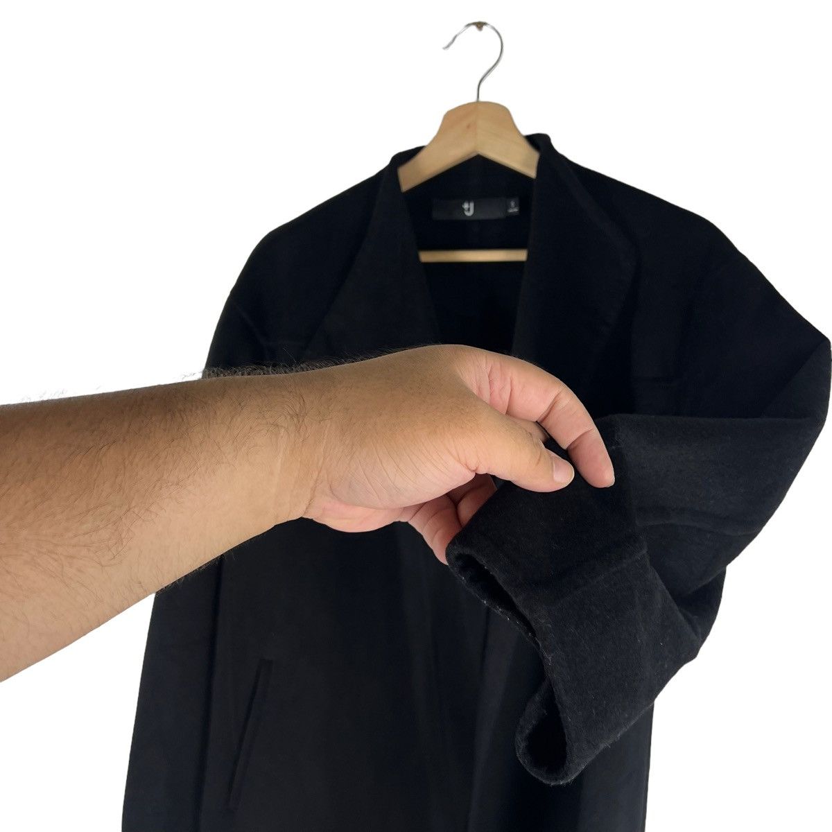 Jil Sander J+ BY JILL SANDER WOOL JACKET ICONIC BLACK Size US S / EU 44-46 / 1 - 7 Thumbnail