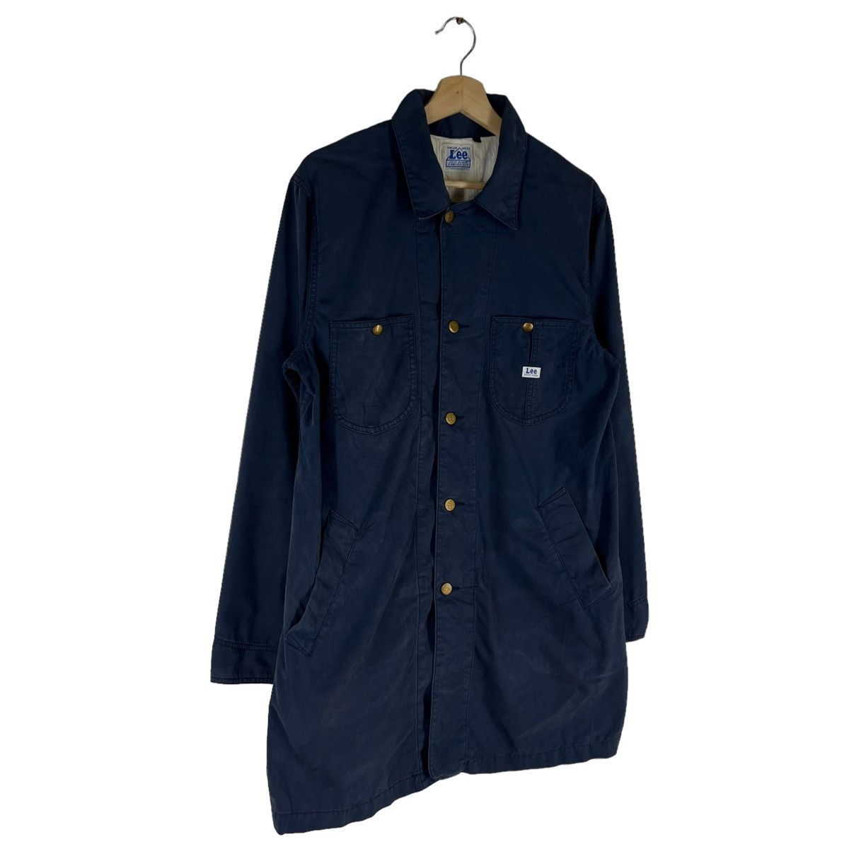 Japanese Brand VINTAGE LEE UNION MADE LONG JACKET Size US L / EU 52-54 / 3 - 2 Thumbnail