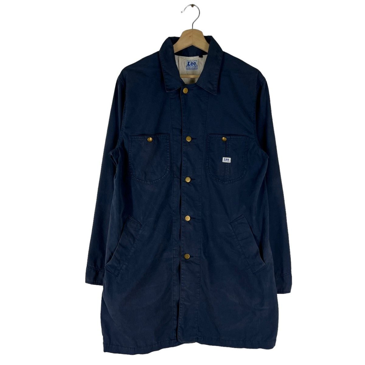 Japanese Brand VINTAGE LEE UNION MADE LONG JACKET Size US L / EU 52-54 / 3 - 1 Thumbnail