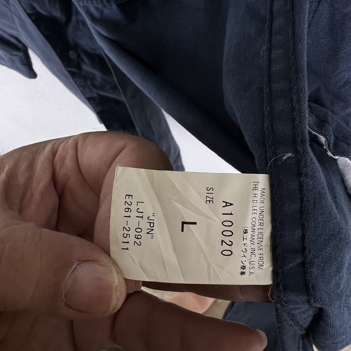 Japanese Brand VINTAGE LEE UNION MADE LONG JACKET Size US L / EU 52-54 / 3 - 10 Thumbnail