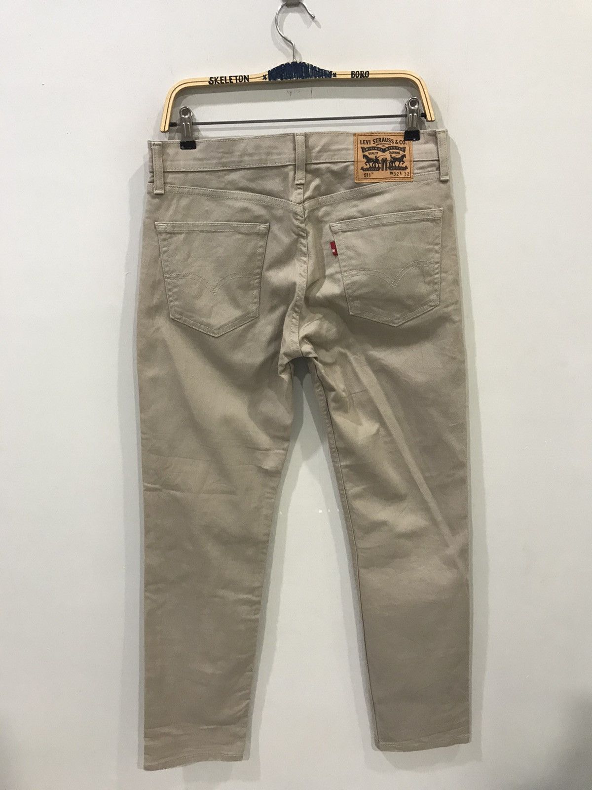 Levi's Levis 511 Slim Fit Denim Design Trouser Size US 33 - 8 Thumbnail