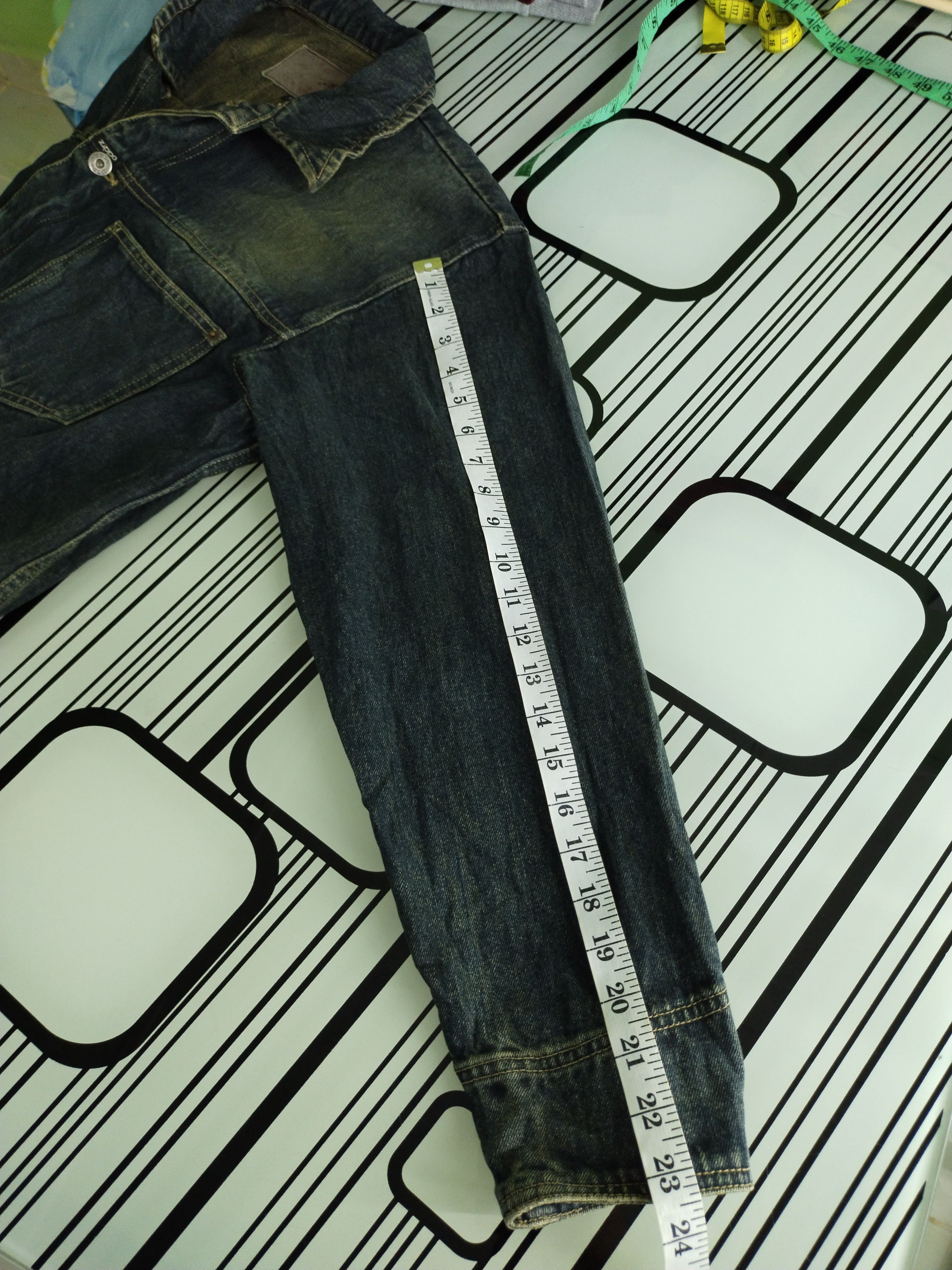 If Six Was Nine × Vintage × Zippo 🔥VTG ZIPPO DENIM BUTTON ASYMMETRICAL HICKORY CHORE JACKET Size US M / EU 48-50 / 2 - 14 Thumbnail