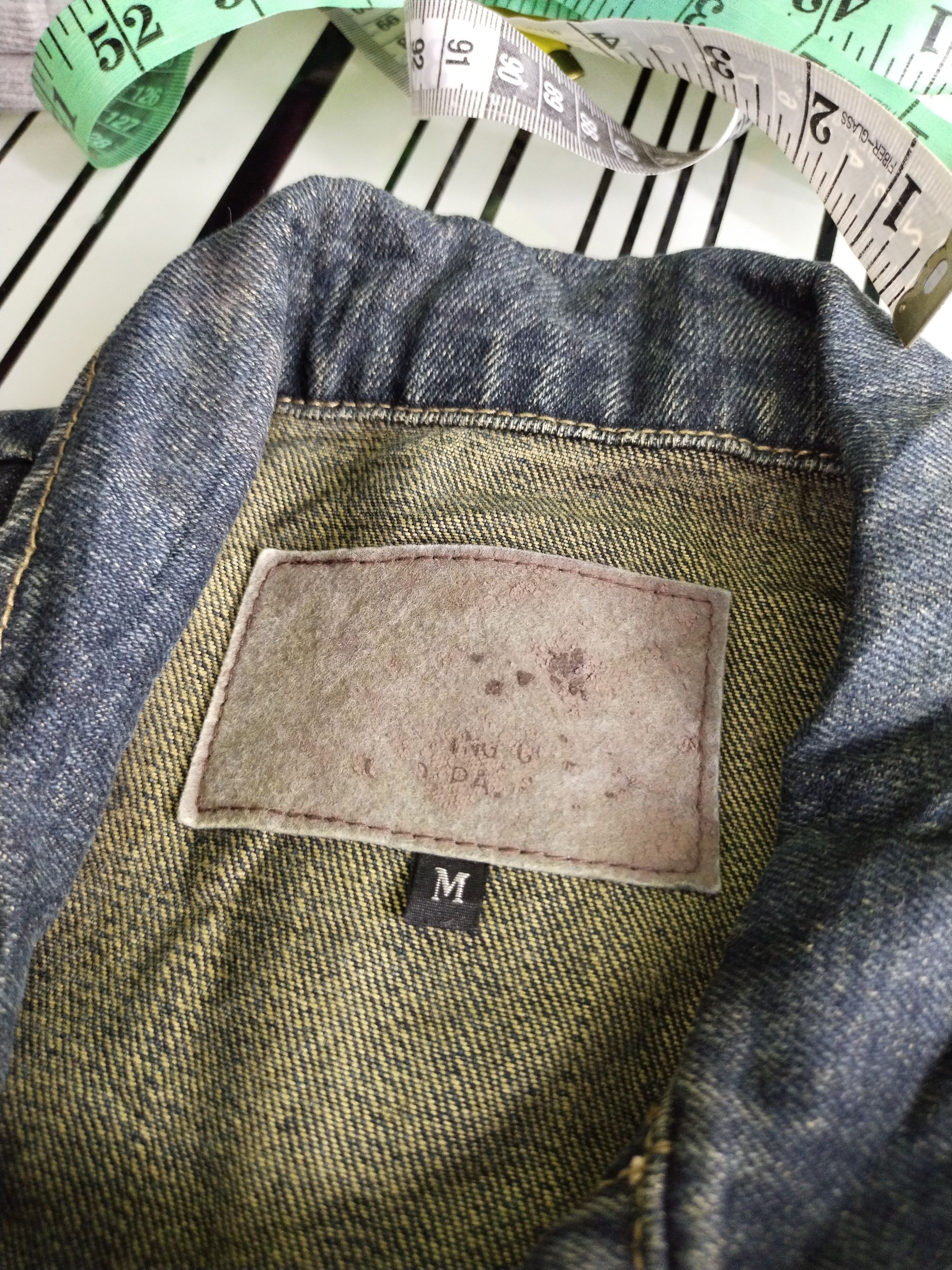 If Six Was Nine × Vintage × Zippo 🔥VTG ZIPPO DENIM BUTTON ASYMMETRICAL HICKORY CHORE JACKET Size US M / EU 48-50 / 2 - 8 Thumbnail