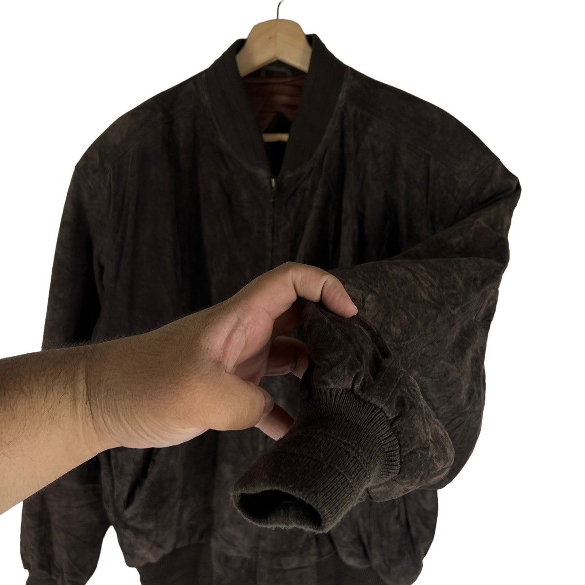 Genuine Leather VINTAGE SUEDE LEATHER JACKET ARTISANAT PRIVATE JAPAN MADE Size US M / EU 48-50 / 2 - 2 Thumbnail