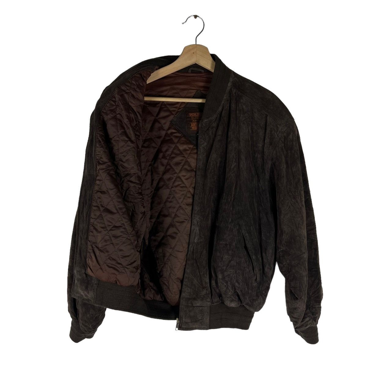 Genuine Leather VINTAGE SUEDE LEATHER JACKET ARTISANAT PRIVATE JAPAN MADE Size US M / EU 48-50 / 2 - 5 Thumbnail