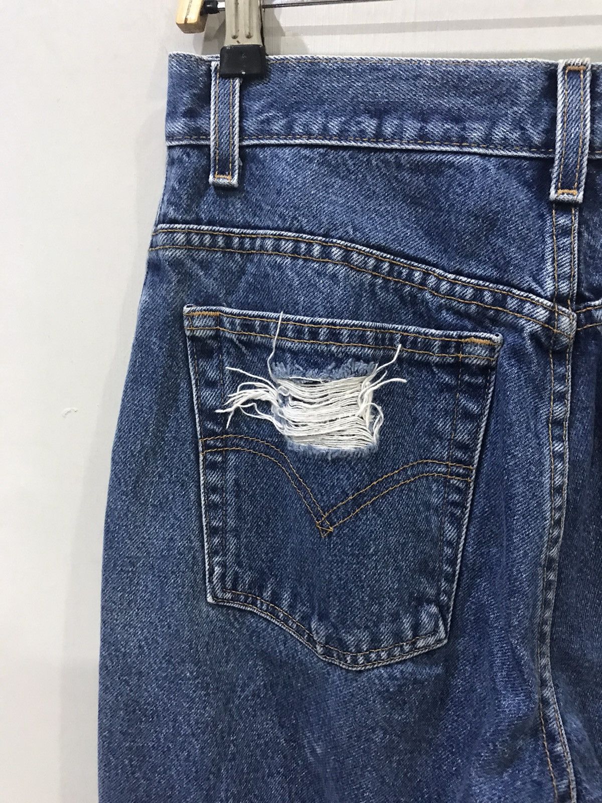 Levi's × Vintage Levis 550 Relaxed Fit Heavy Distressed Denim Size US 29 - 12 Thumbnail