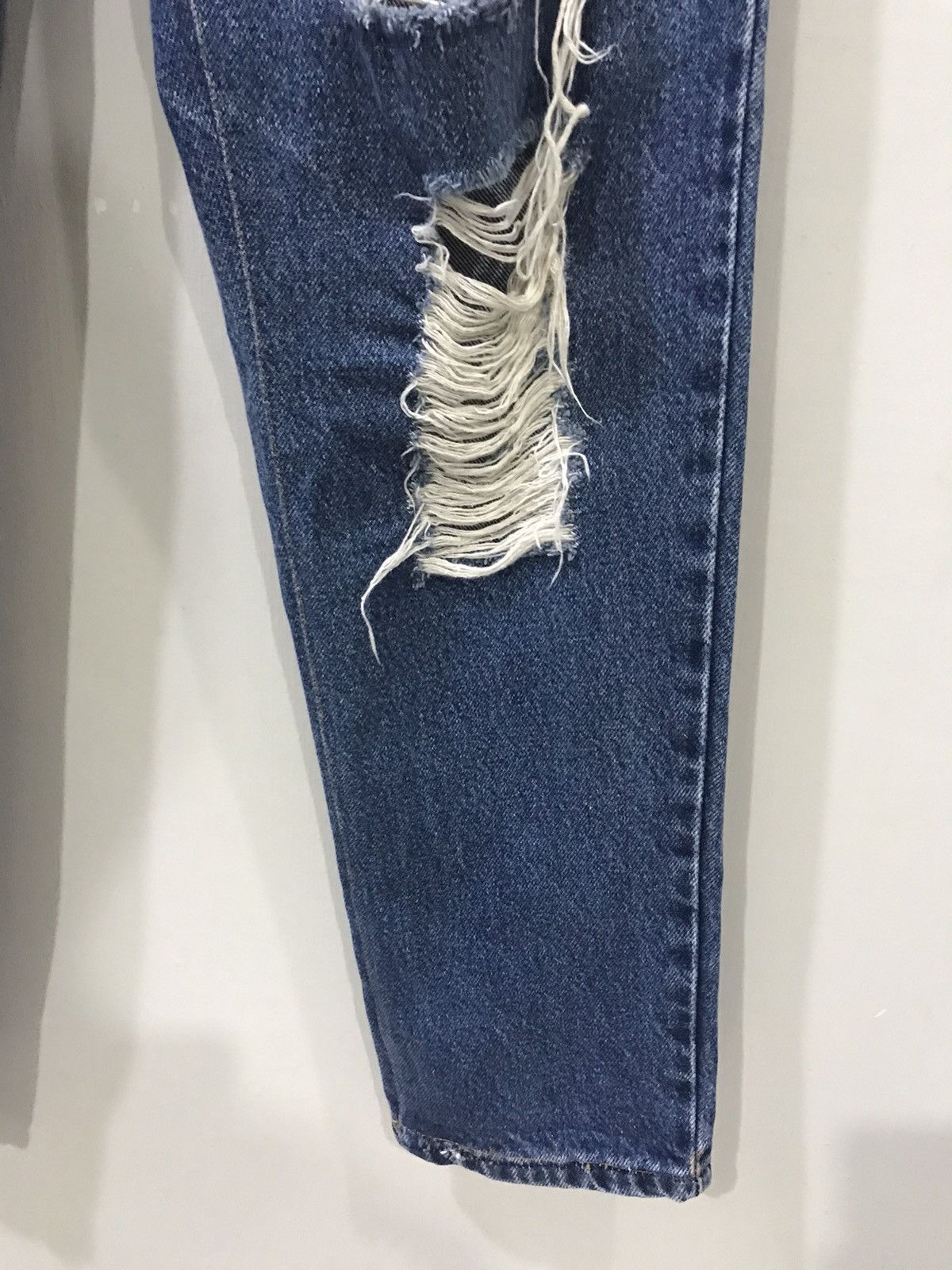 Levi's × Vintage Levis 550 Relaxed Fit Heavy Distressed Denim Size US 29 - 6 Thumbnail