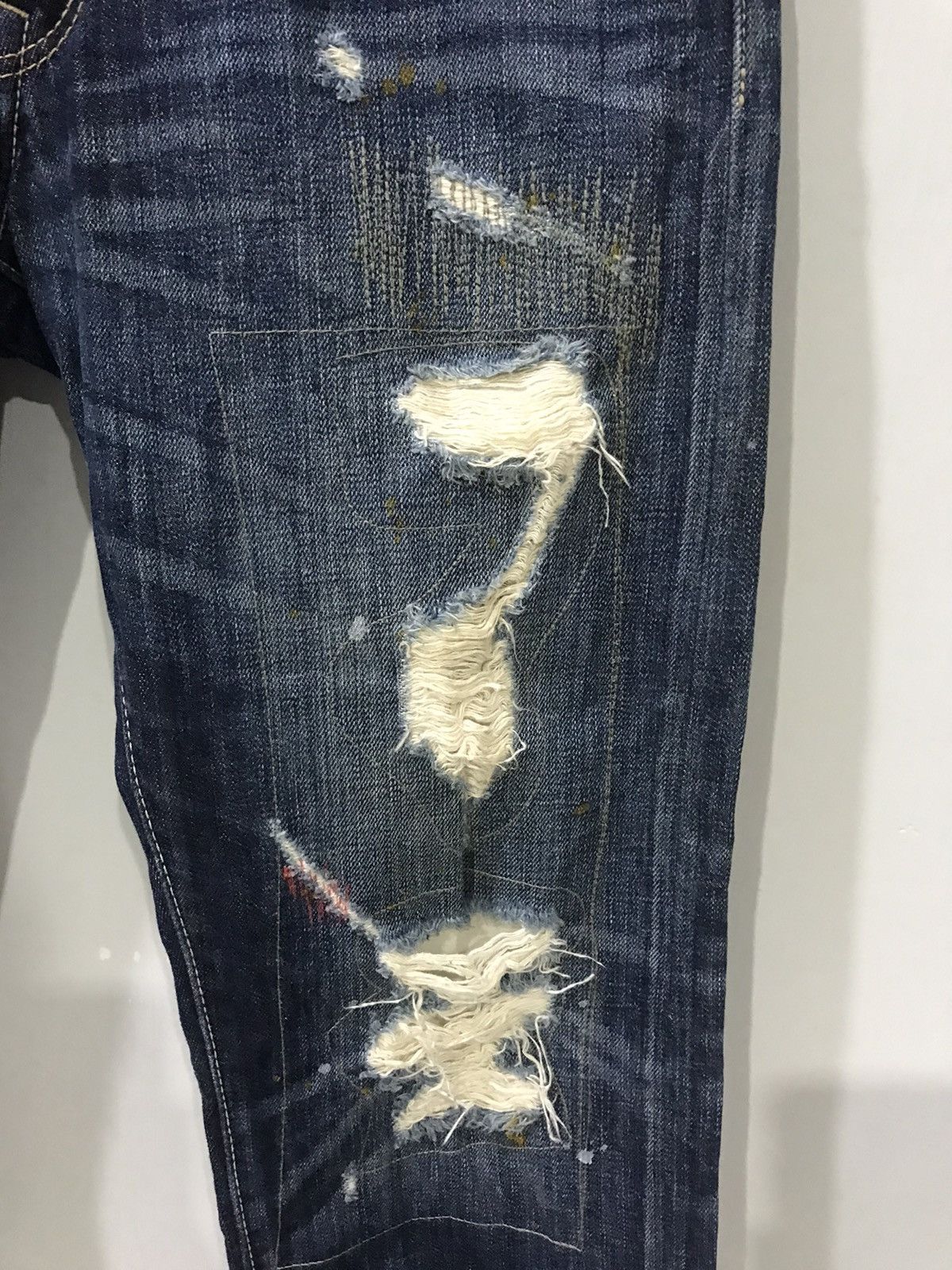 Levi's Levis 505 Distressed Rip&Repair Series Painter Denim F306 Size US 30 / EU 46 - 6 Thumbnail