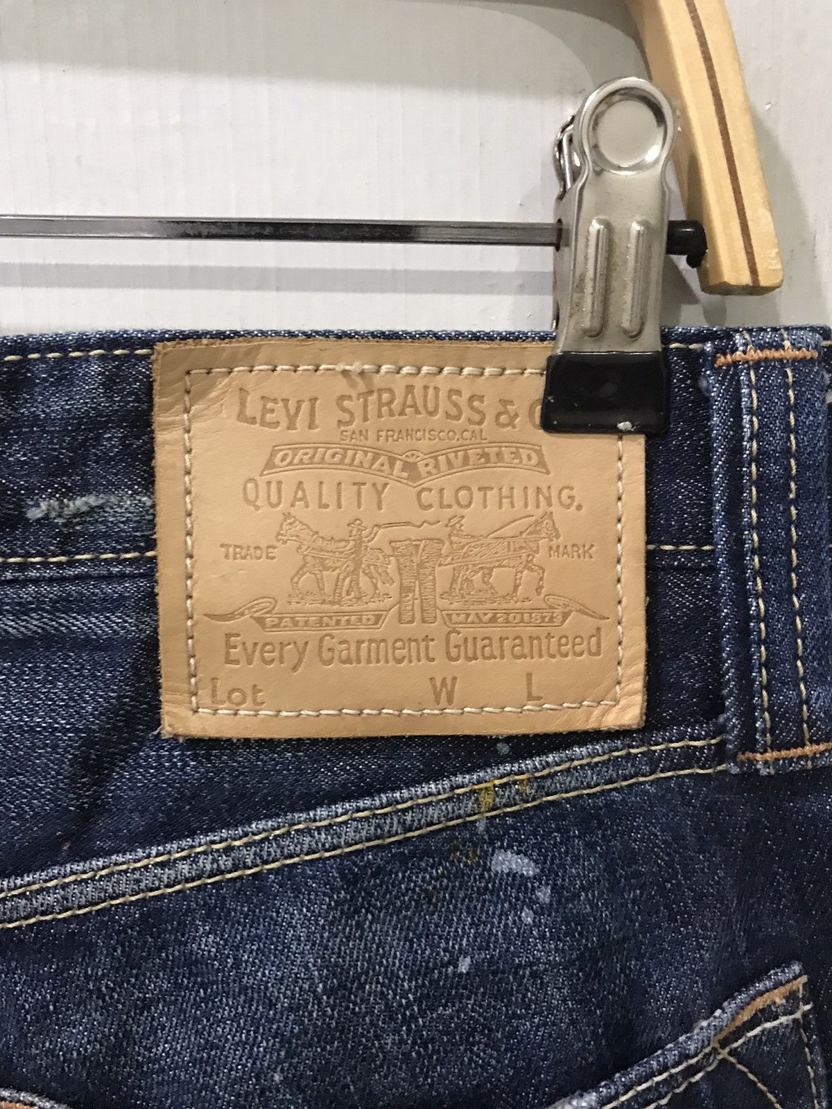 Levi's Levis 505 Distressed Rip&Repair Series Painter Denim F306 Size US 30 / EU 46 - 13 Thumbnail