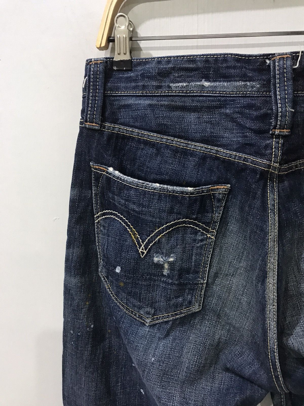 Levi's Levis 505 Distressed Rip&Repair Series Painter Denim F306 Size US 30 / EU 46 - 15 Thumbnail