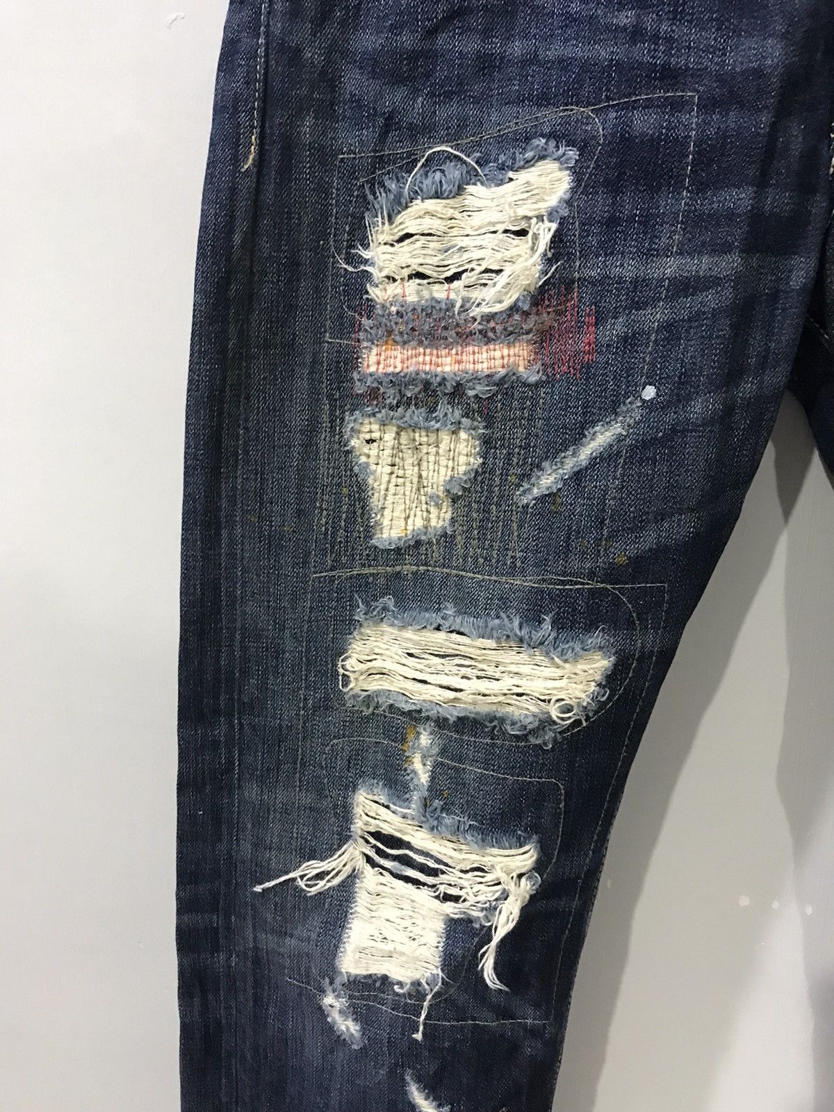 Levi's Levis 505 Distressed Rip&Repair Series Painter Denim F306 Size US 30 / EU 46 - 7 Thumbnail