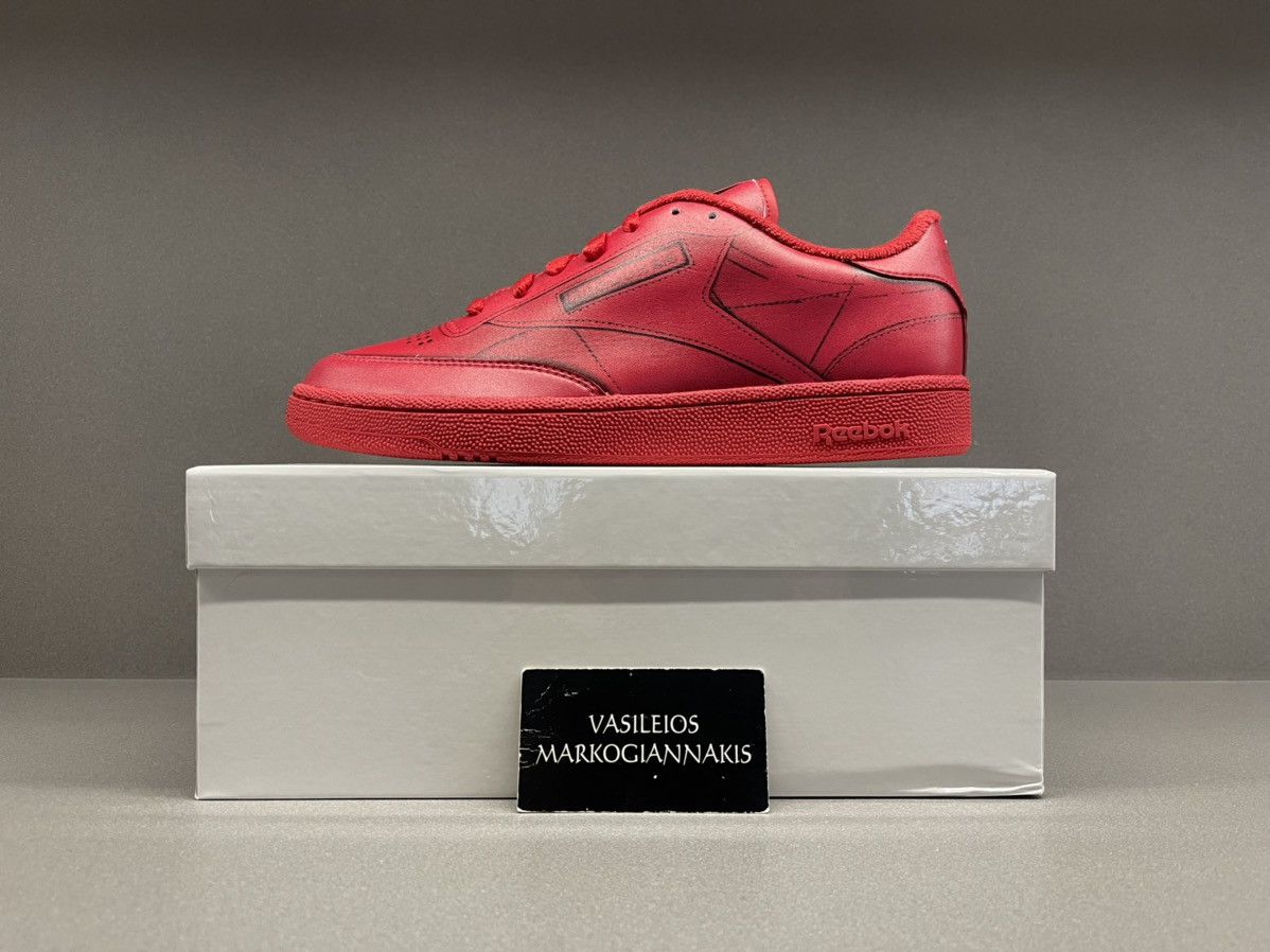 Reebok Club C Maison Margiela Vector Red