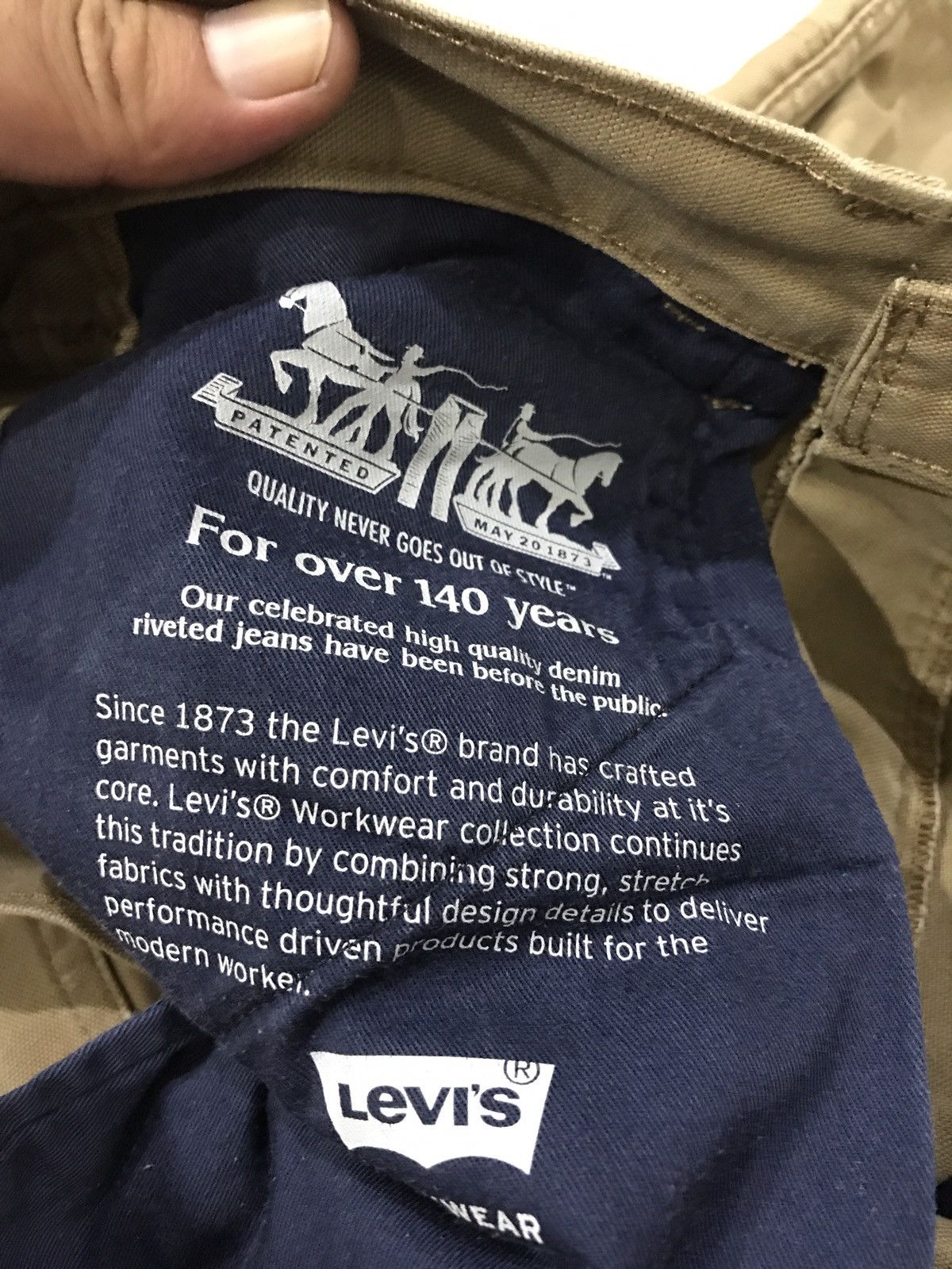 Levi's Levis Workwear Carpenter Pant Size US 30 / EU 46 - 17 Thumbnail