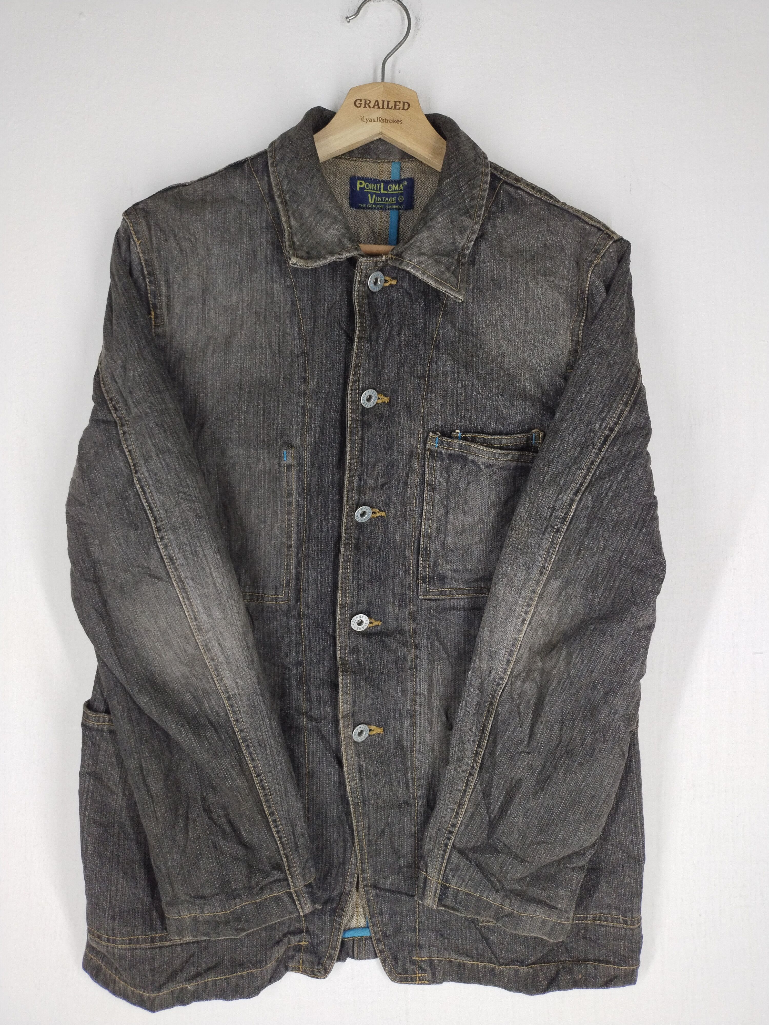 If Six Was Nine × Japanese Brand × Vintage 🔥VTG POINT LOMA VINTAGE DENIM JACKET Size US M / EU 48-50 / 2 - 5 Thumbnail
