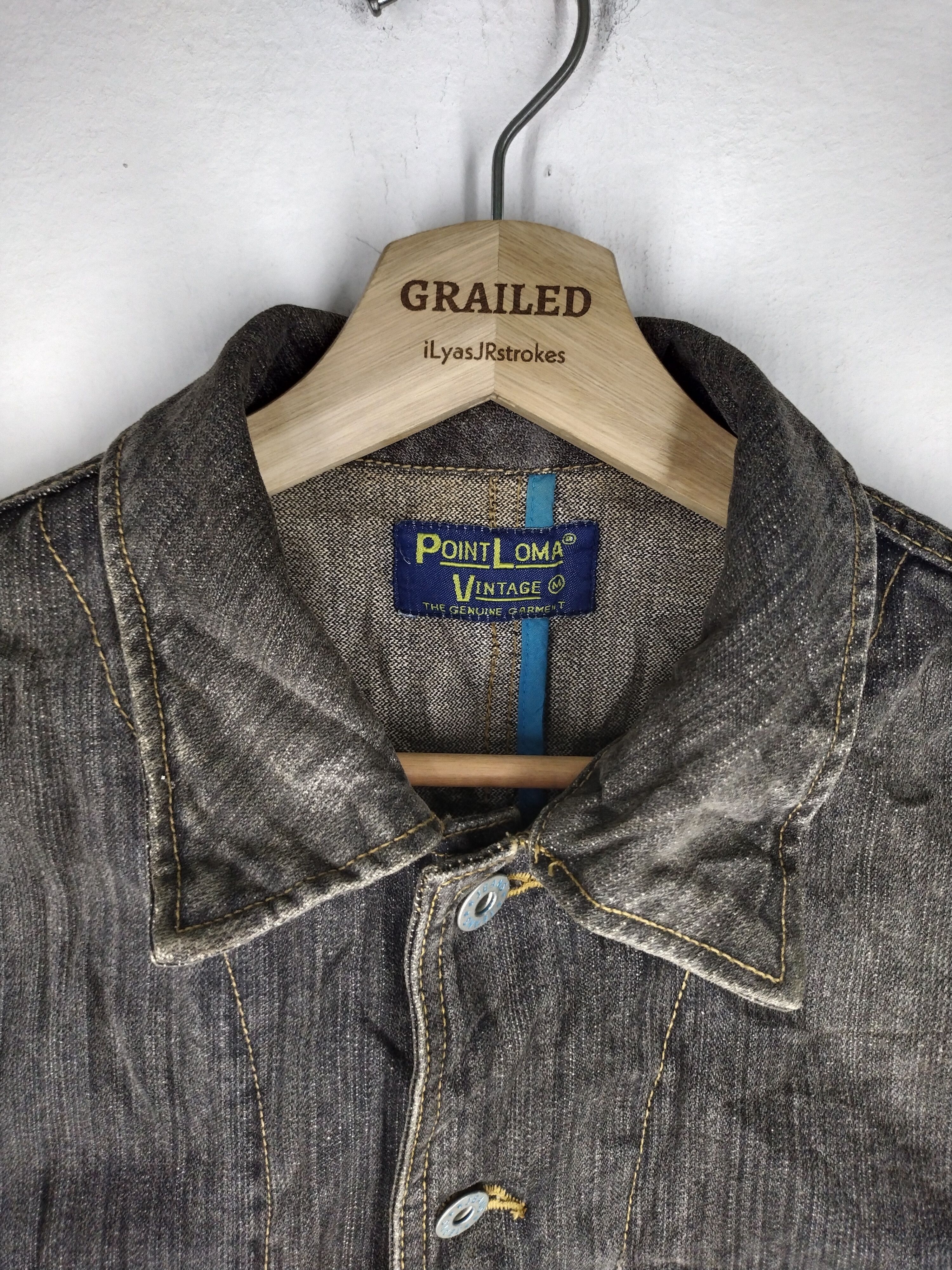 If Six Was Nine × Japanese Brand × Vintage 🔥VTG POINT LOMA VINTAGE DENIM JACKET Size US M / EU 48-50 / 2 - 15 Thumbnail