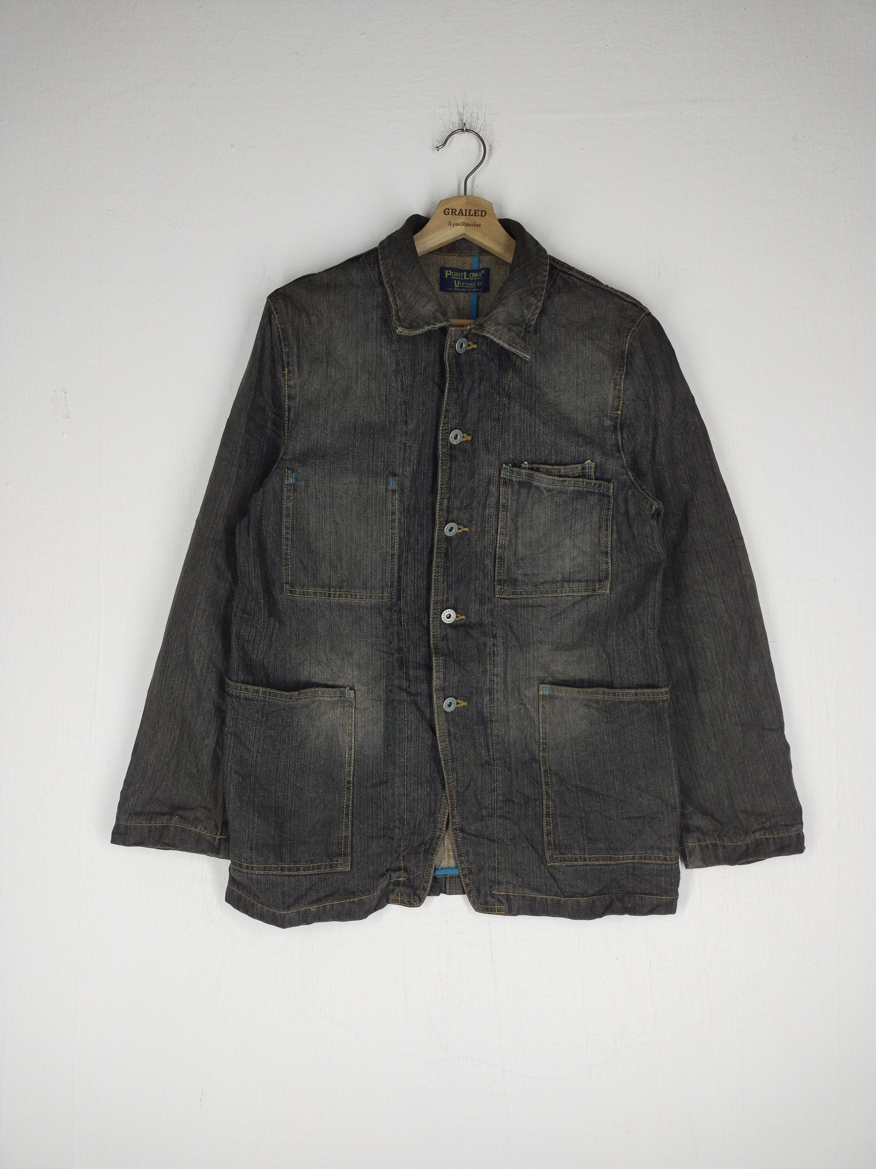 If Six Was Nine × Japanese Brand × Vintage 🔥VTG POINT LOMA VINTAGE DENIM JACKET Size US M / EU 48-50 / 2 - 4 Thumbnail