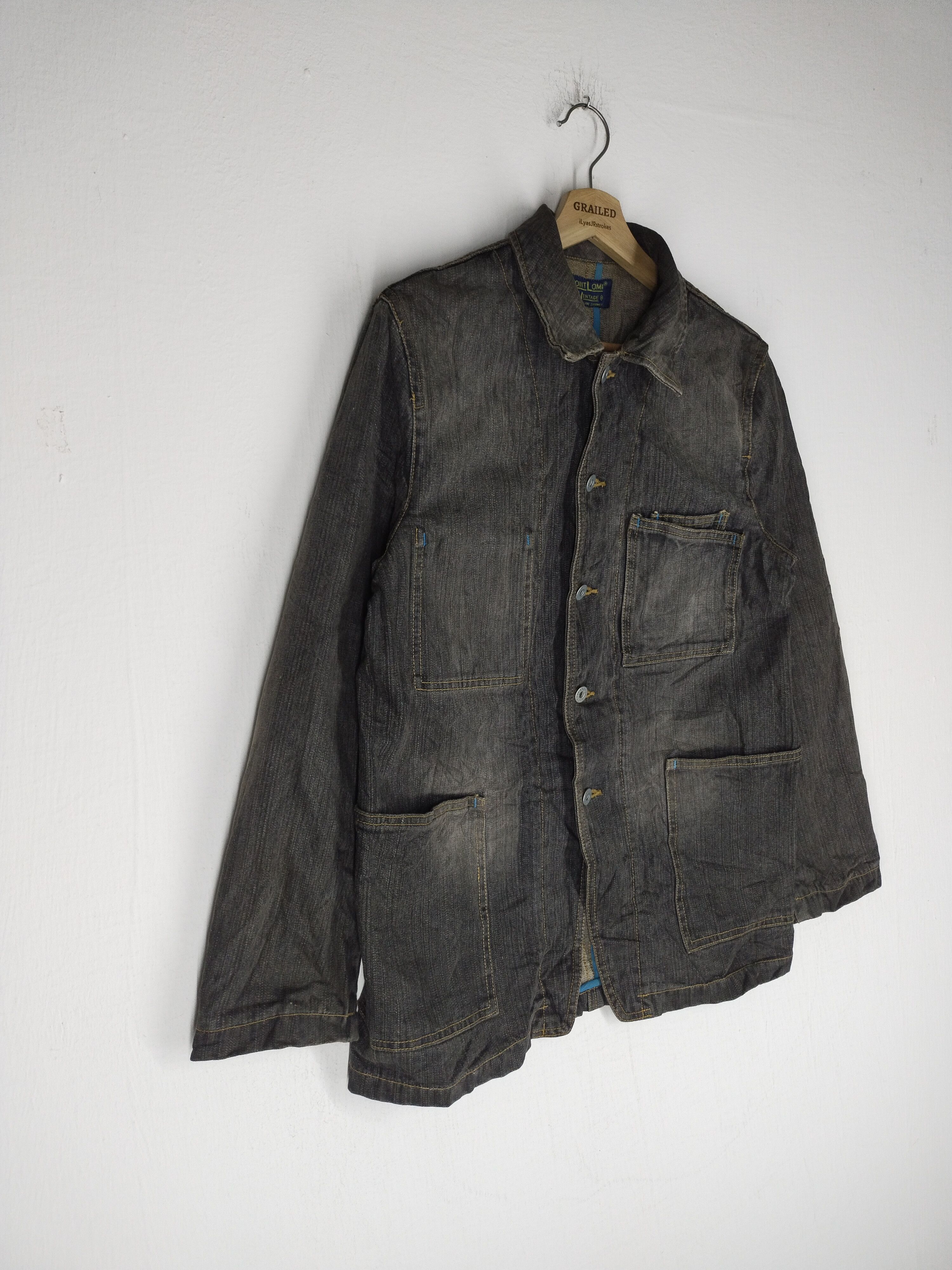 If Six Was Nine × Japanese Brand × Vintage 🔥VTG POINT LOMA VINTAGE DENIM JACKET Size US M / EU 48-50 / 2 - 3 Thumbnail