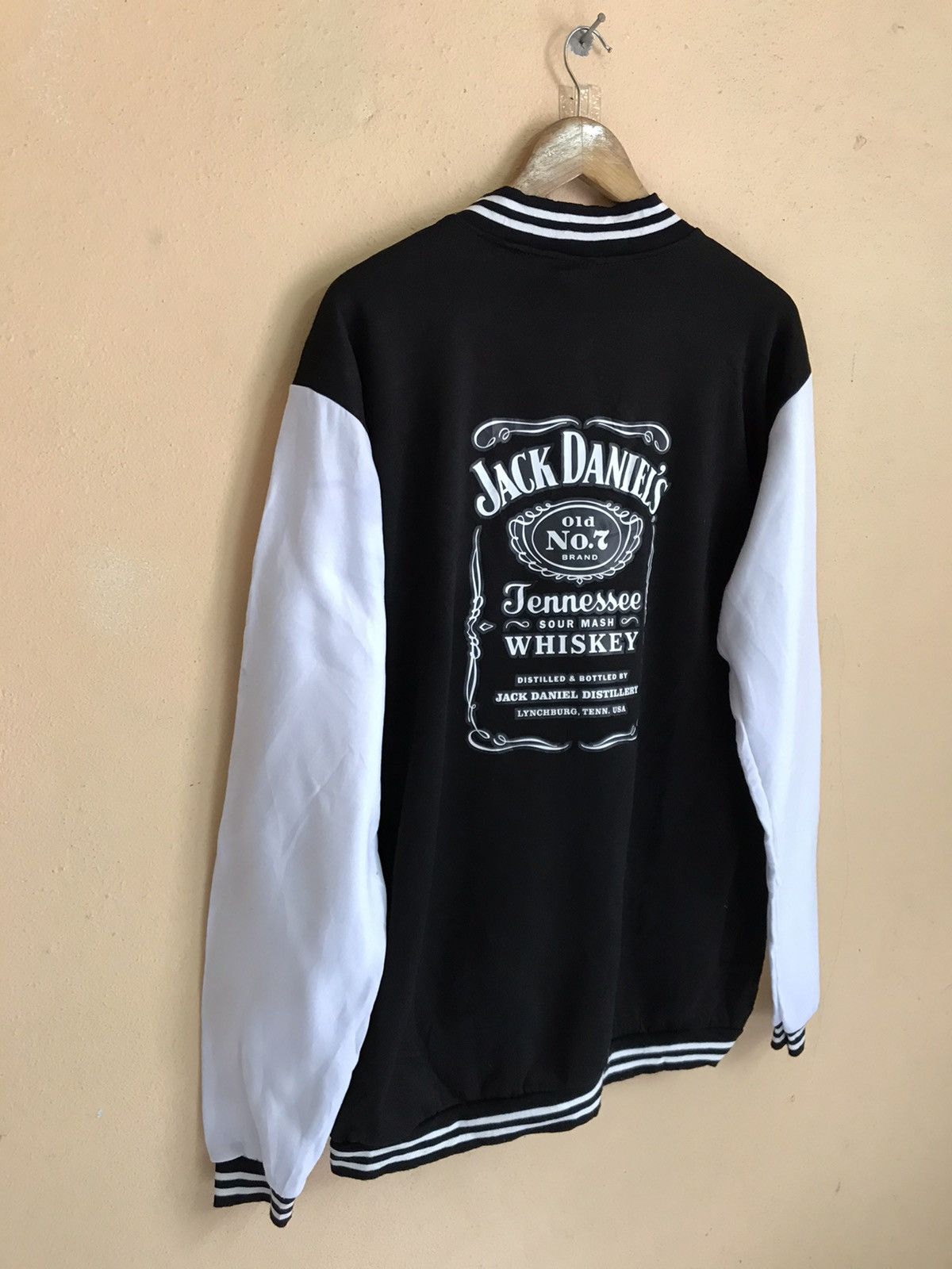 Vintage VINTAGE JACK DANIELS OLD TIME VARSITY STYLE JACKET Size US L / EU 52-54 / 3 - 3 Thumbnail