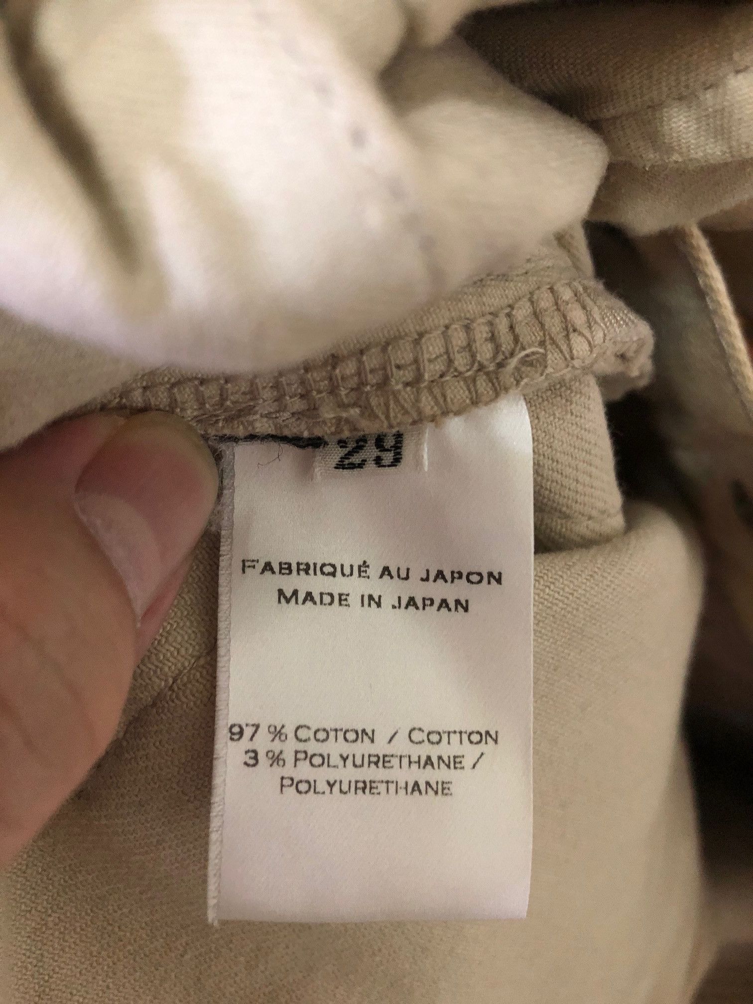 Balmain [FINAL PRICE] Balmain Beige Biker Jeans Size US 29 - 5 Thumbnail