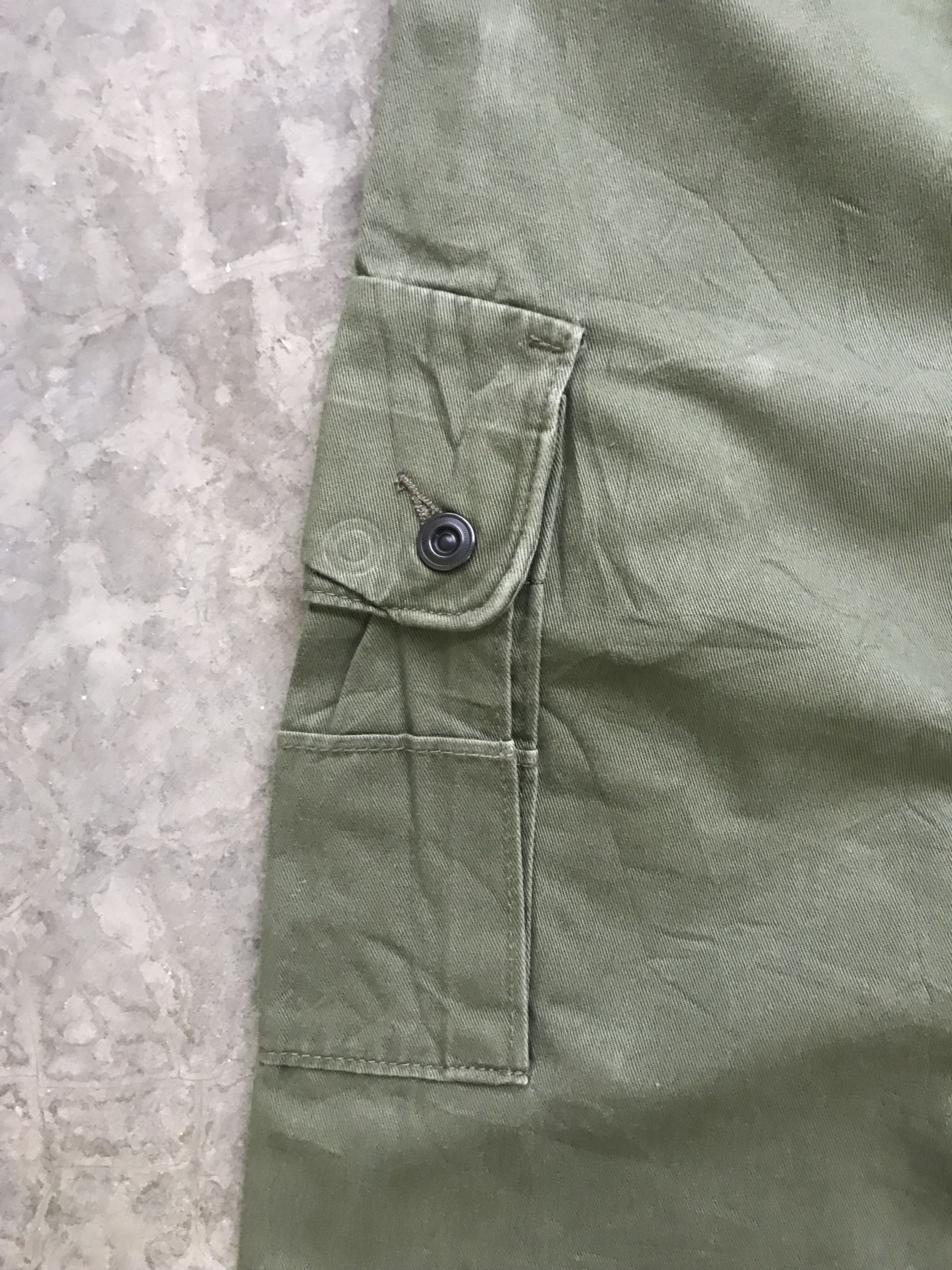 Levi's × Vintage Rare Levis Skinny Military Cargo Pant Single r Size US 30 / EU 46 - 9 Thumbnail