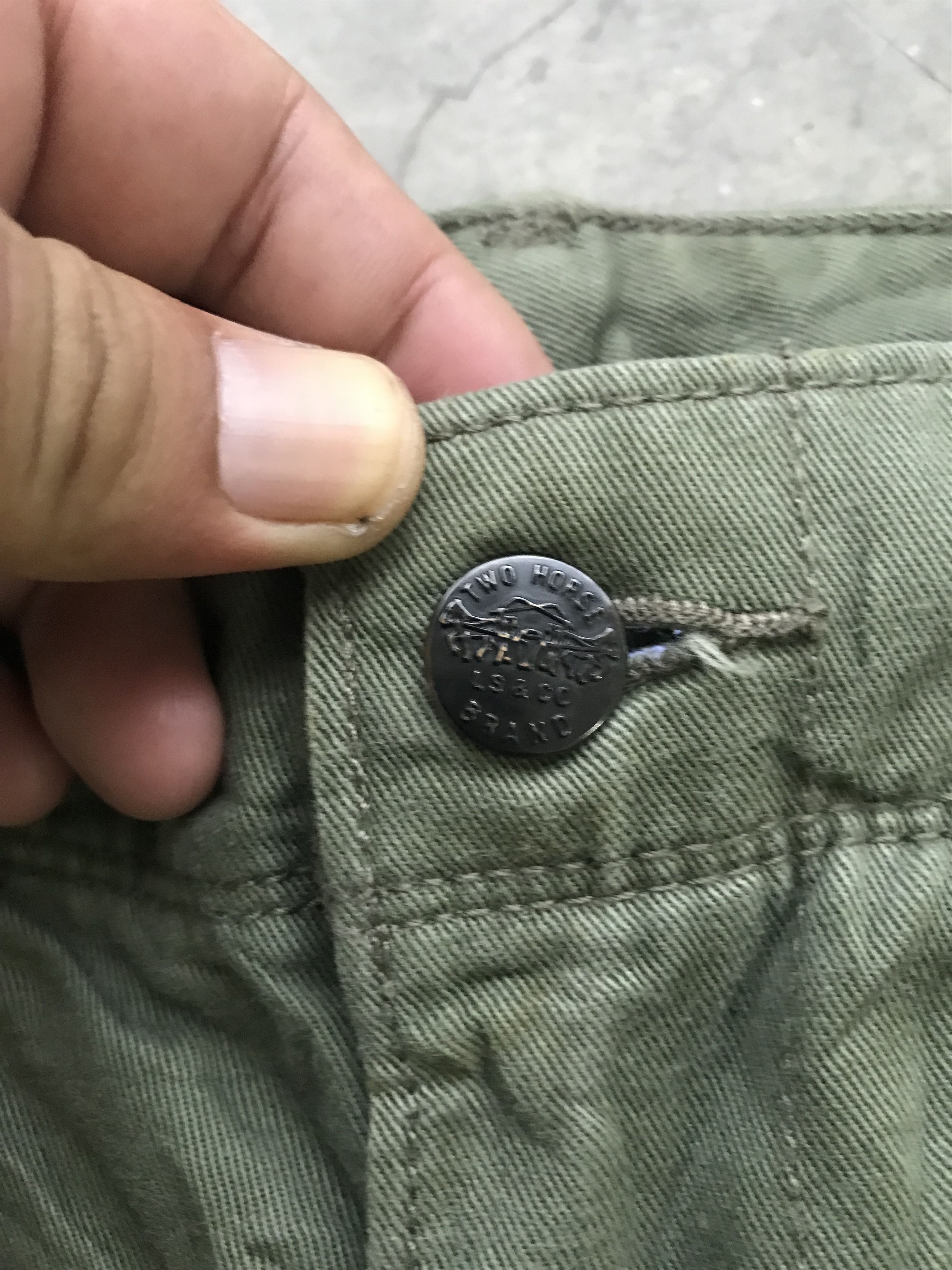 Levi's × Vintage Rare Levis Skinny Military Cargo Pant Single r Size US 30 / EU 46 - 6 Thumbnail