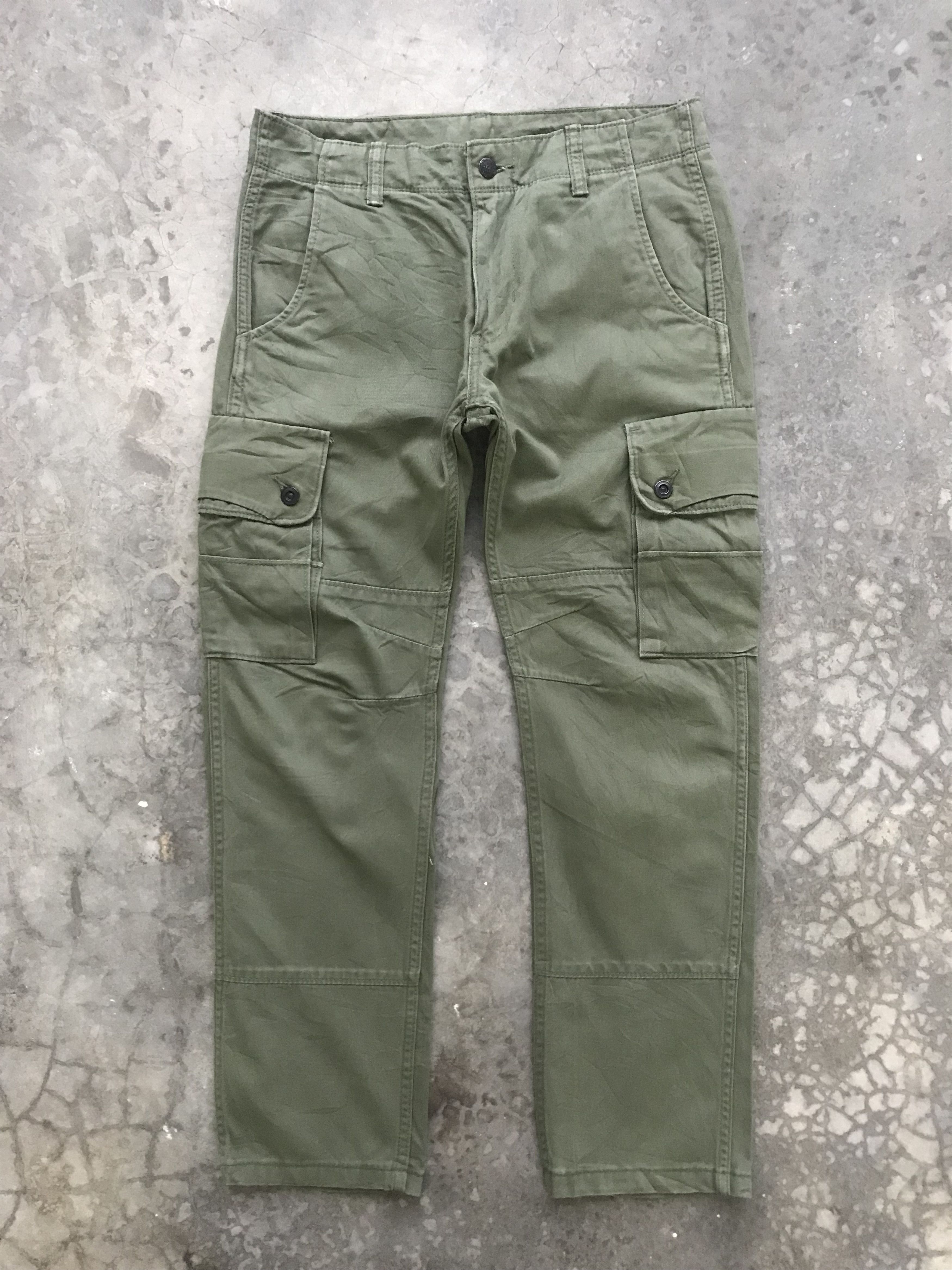 Levi's × Vintage Rare Levis Skinny Military Cargo Pant Single r Size US 30 / EU 46 - 1 Thumbnail