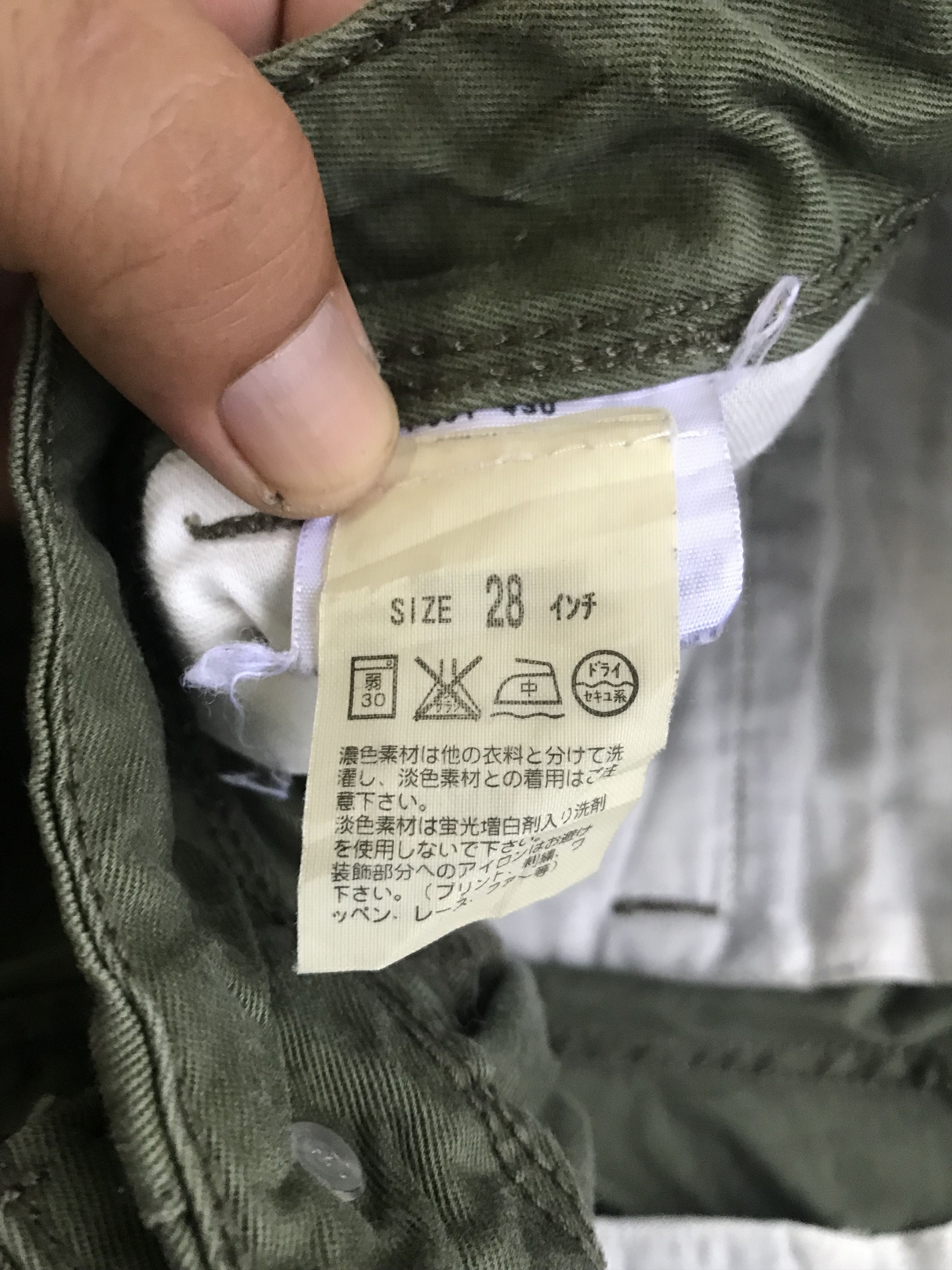 Levi's × Vintage Rare Levis Skinny Military Cargo Pant Single r Size US 30 / EU 46 - 7 Thumbnail