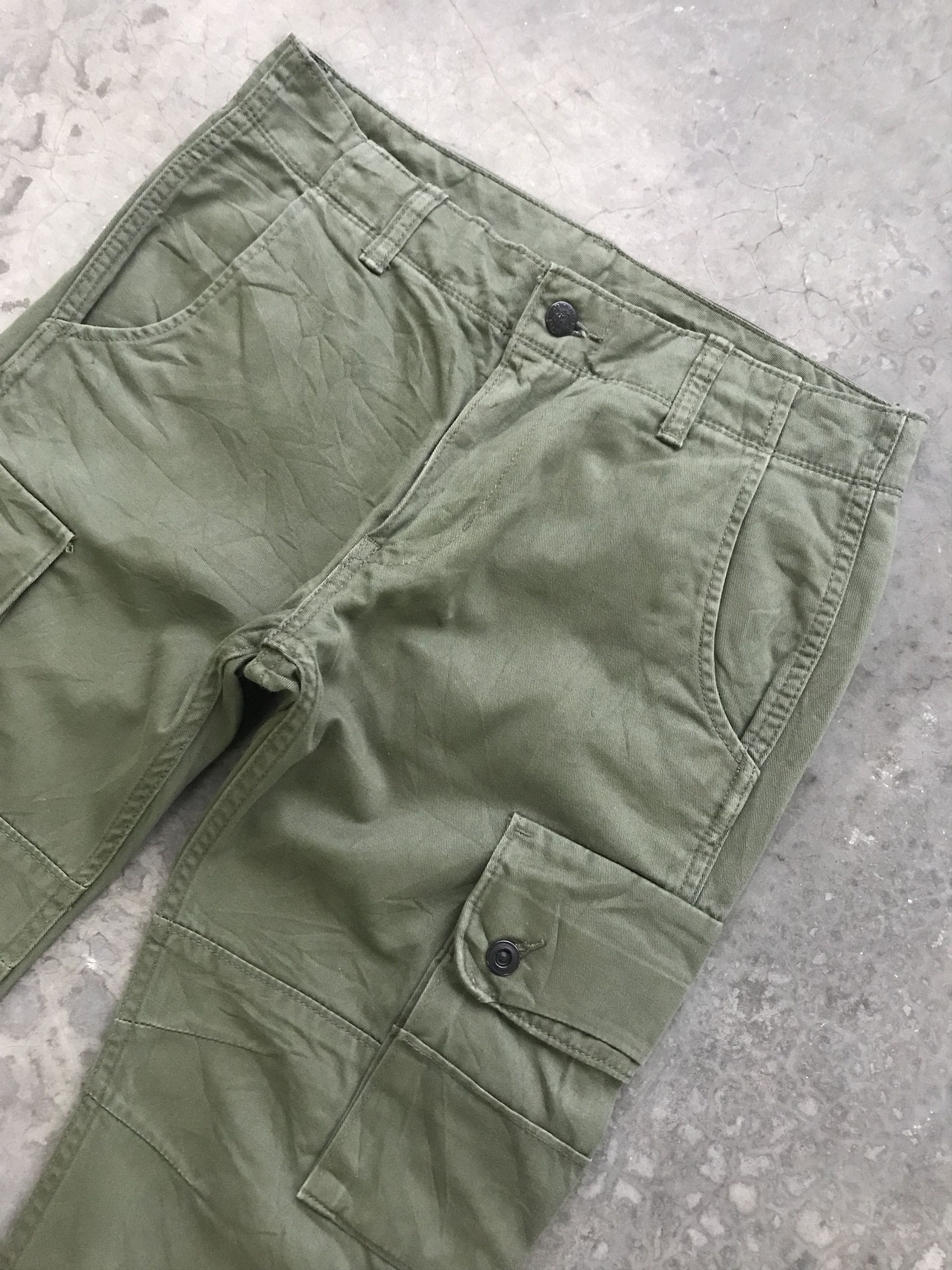 Levi's × Vintage Rare Levis Skinny Military Cargo Pant Single r Size US 30 / EU 46 - 3 Thumbnail