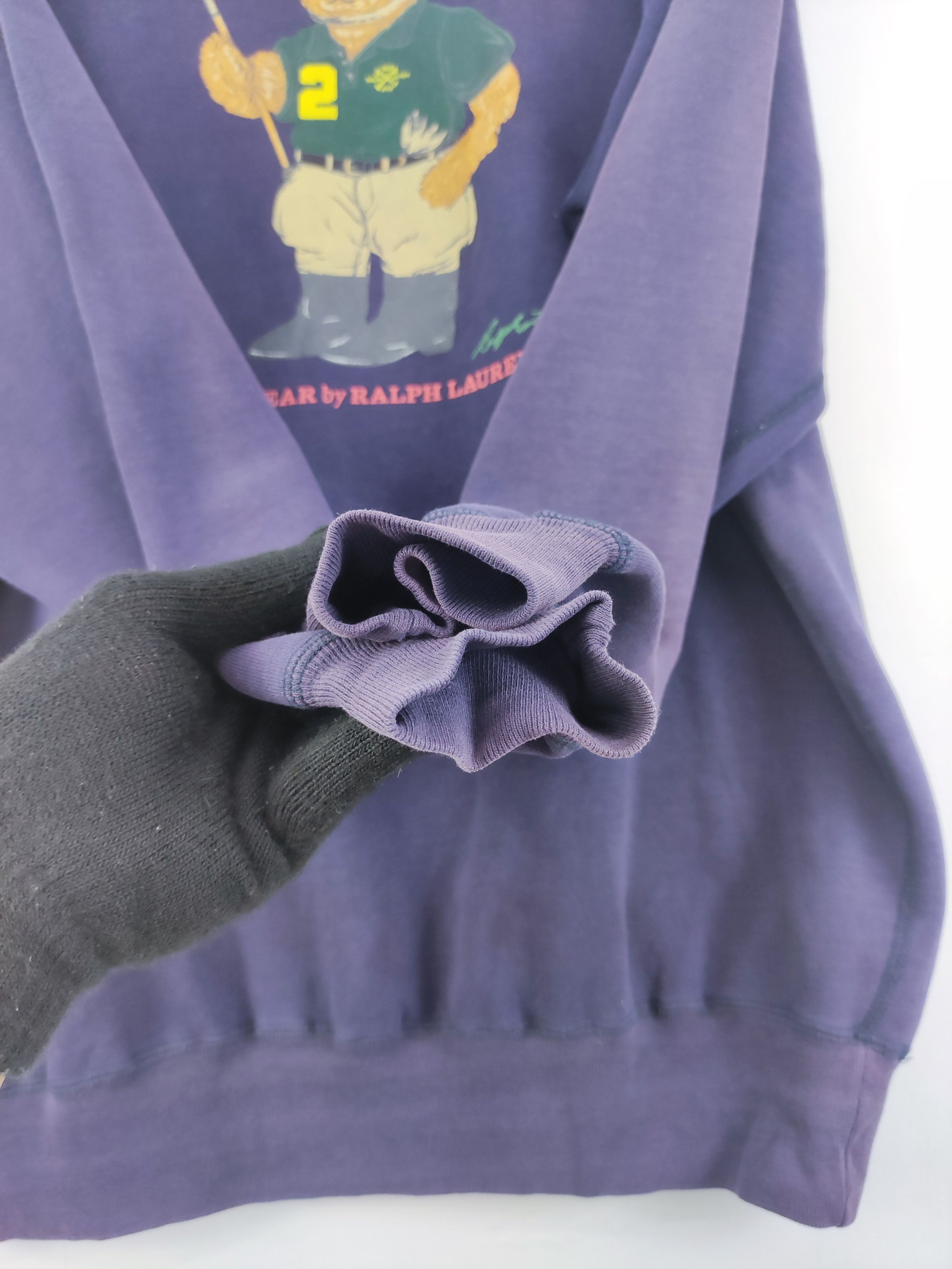 Polo Ralph Lauren Vintage Polo Bear By Ralph Lauren Sweatshirt Jumper Size US L / EU 52-54 / 3 - 3 Thumbnail