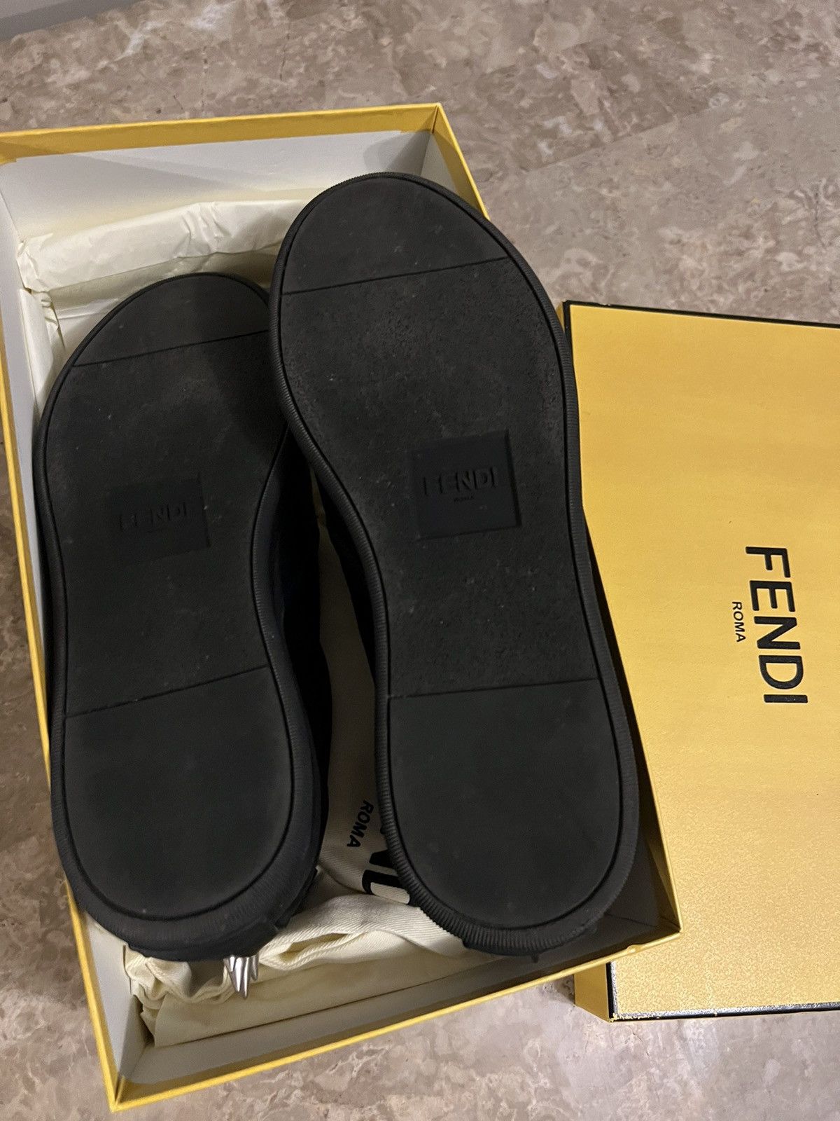 Fendi FENDI MONSTER SLIP ON NAVY Size US 9 / EU 42 - 6 Thumbnail