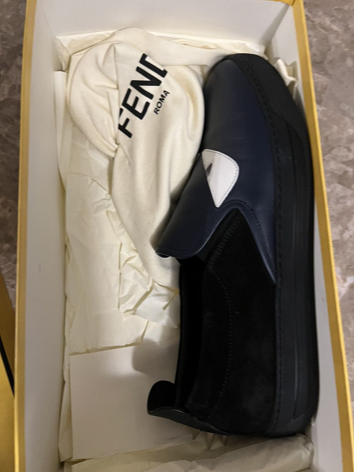 Fendi FENDI MONSTER SLIP ON NAVY Size US 9 / EU 42 - 3 Thumbnail