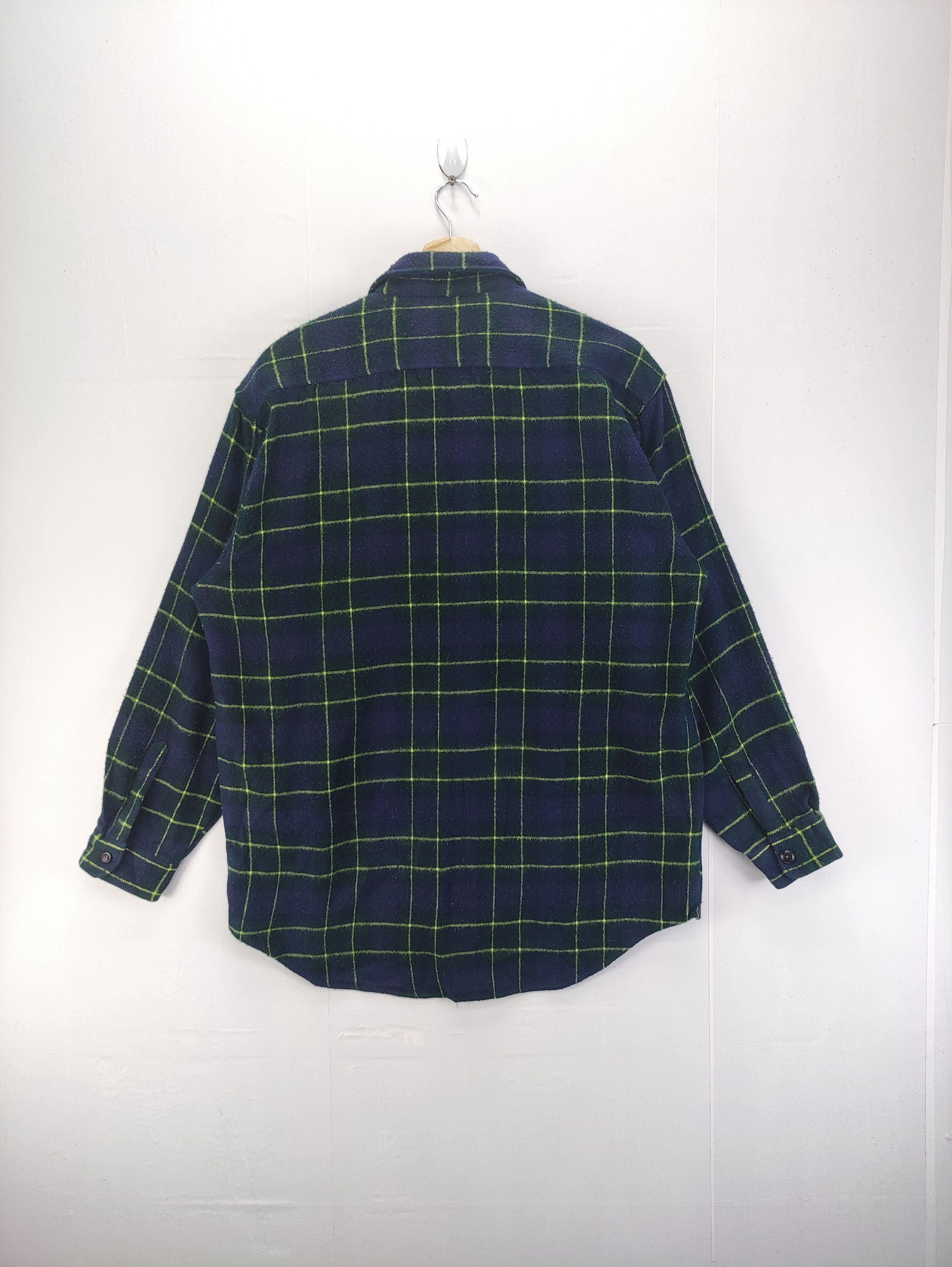 Japanese Brand Vintage Fire Flag Fleece Shirt Button Up Size US L / EU 52-54 / 3 - 6 Thumbnail