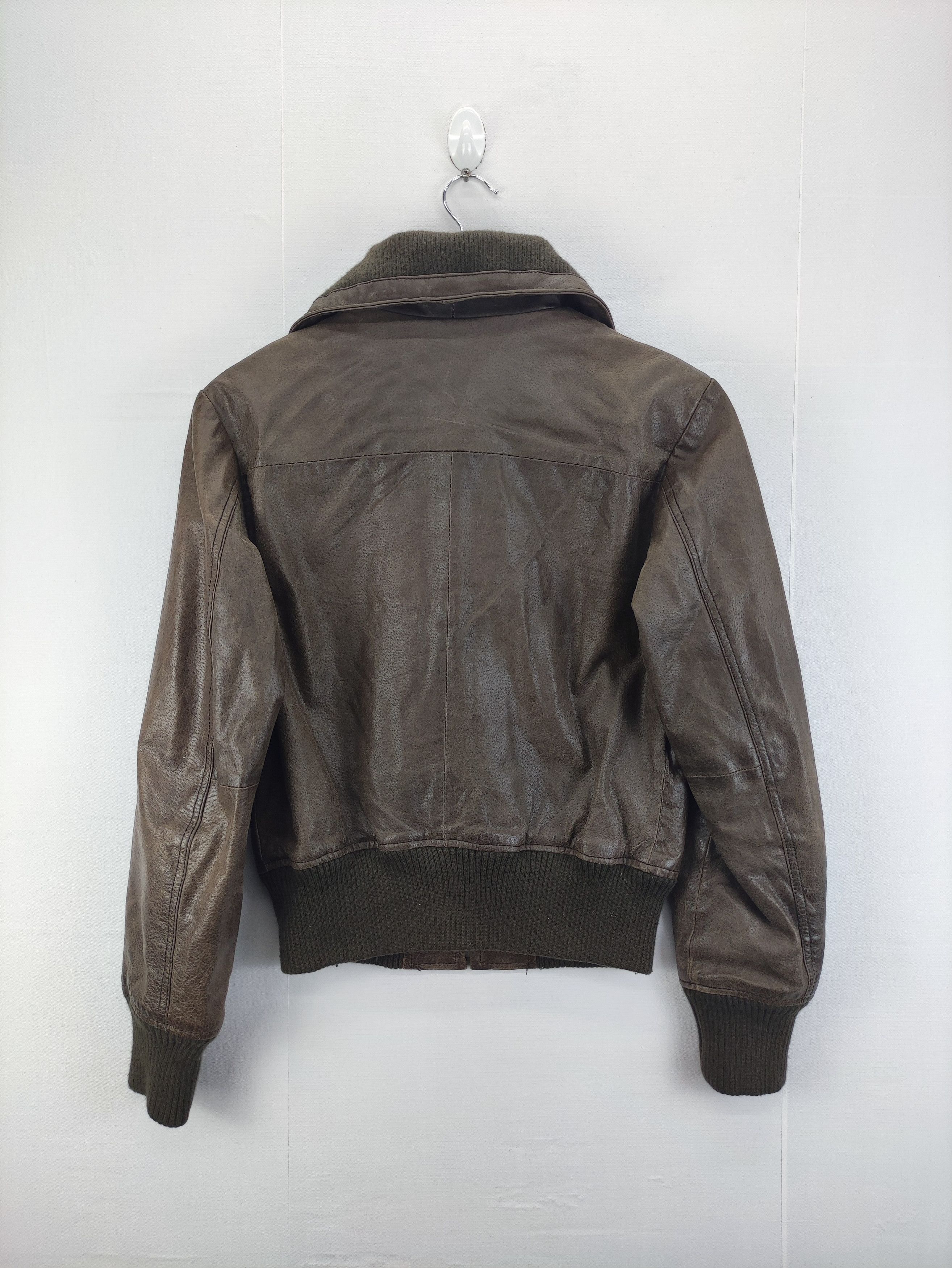 Leather Vintage Leather Jacket Zipper By Blendof Size US S / EU 44-46 / 1 - 8 Thumbnail