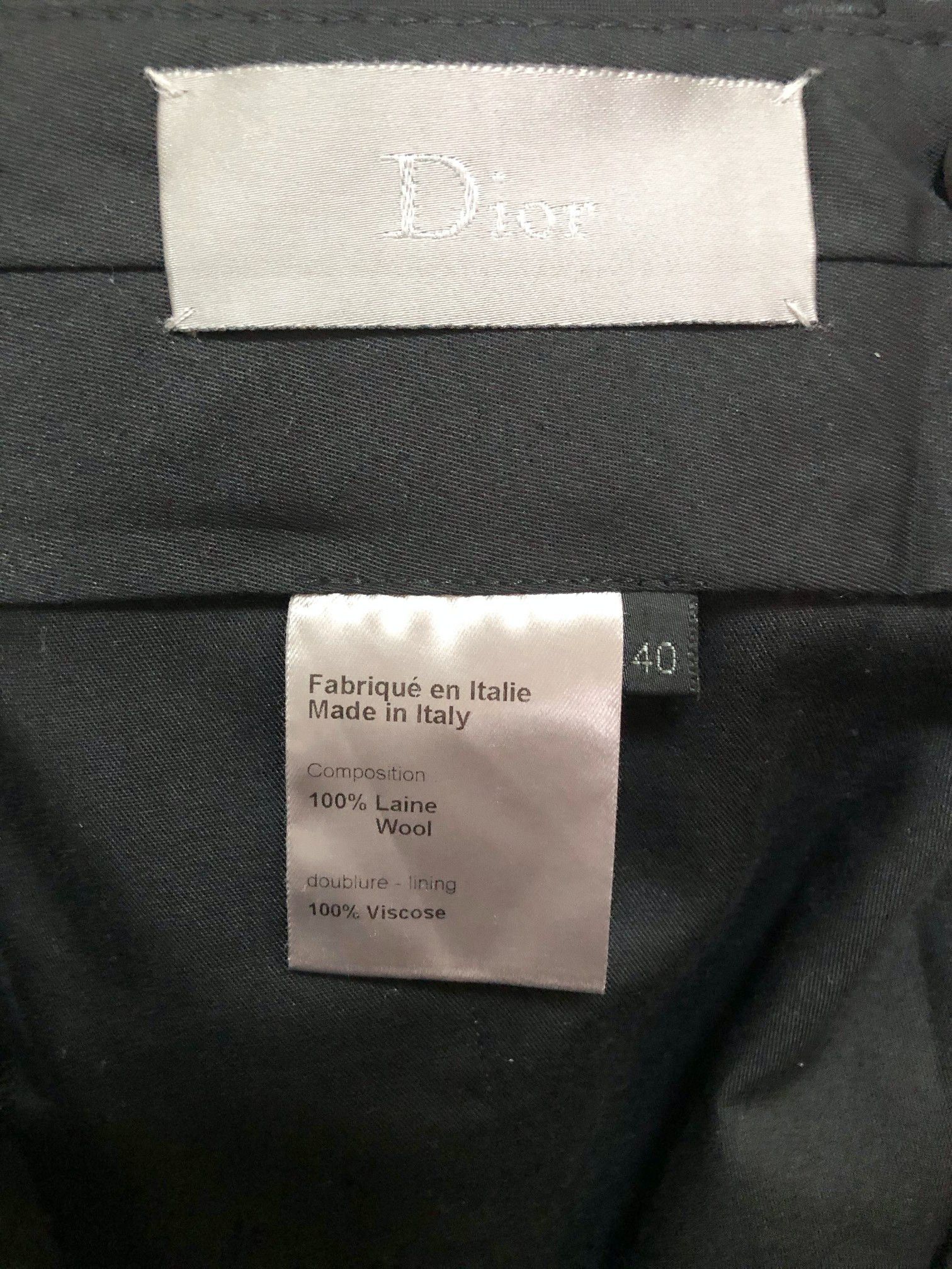 Dior [FINAL PRICE] DIOR HOMME Wool Pants Size 28" / US 6 / IT 42 - 7 Thumbnail