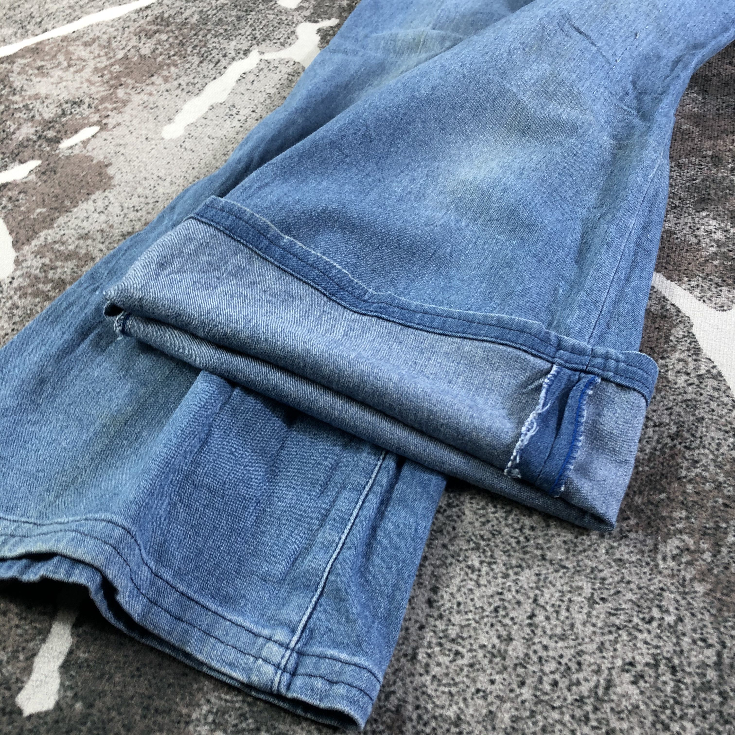 Japanese Brand × Vintage Vintage 80s Japanese Brand Bush Pants Flared Jeans KJ1998 Size US 28 / EU 44 - 6 Thumbnail