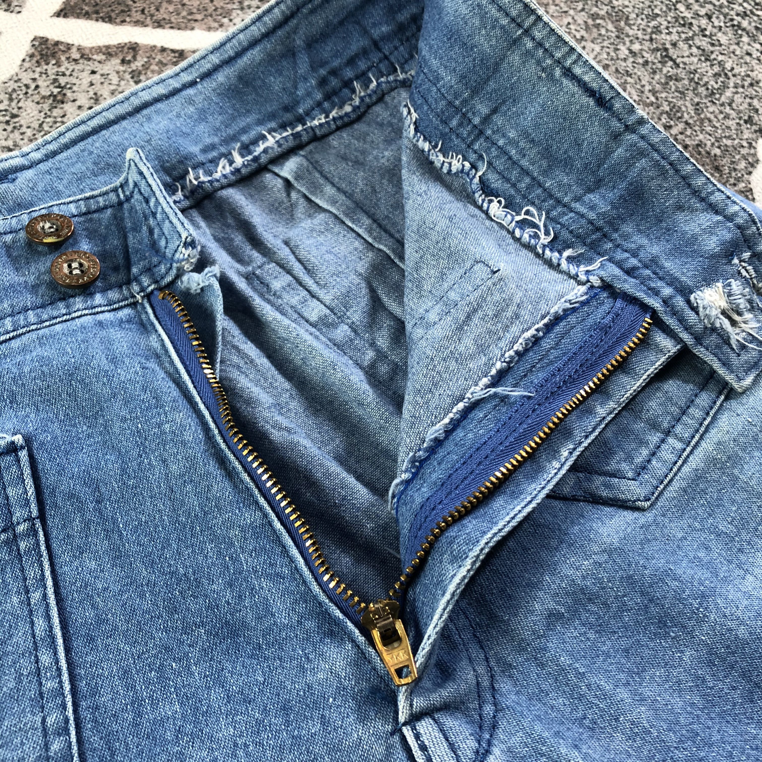 Japanese Brand × Vintage Vintage 80s Japanese Brand Bush Pants Flared Jeans KJ1998 Size US 28 / EU 44 - 7 Thumbnail