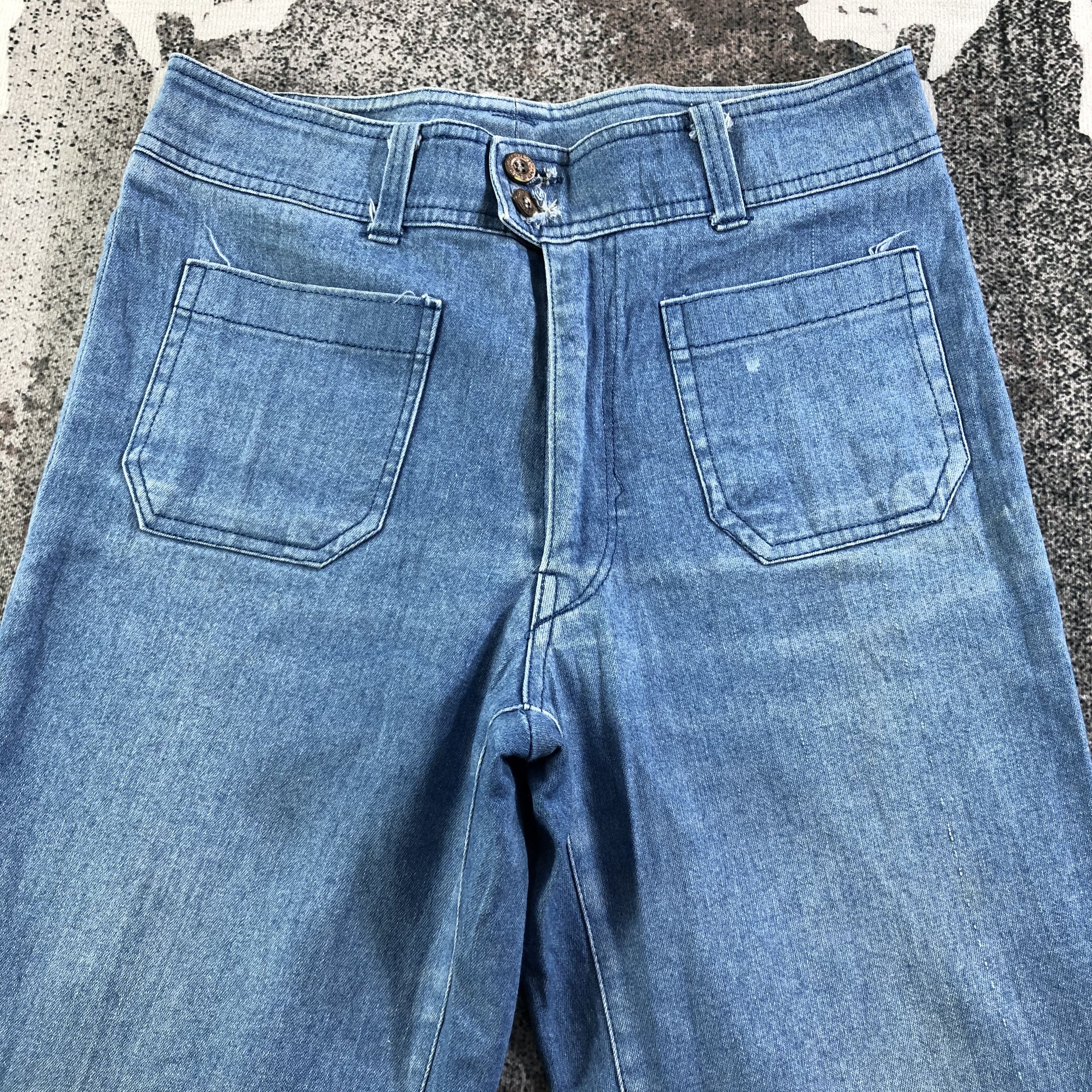 Japanese Brand × Vintage Vintage 80s Japanese Brand Bush Pants Flared Jeans KJ1998 Size US 28 / EU 44 - 3 Thumbnail