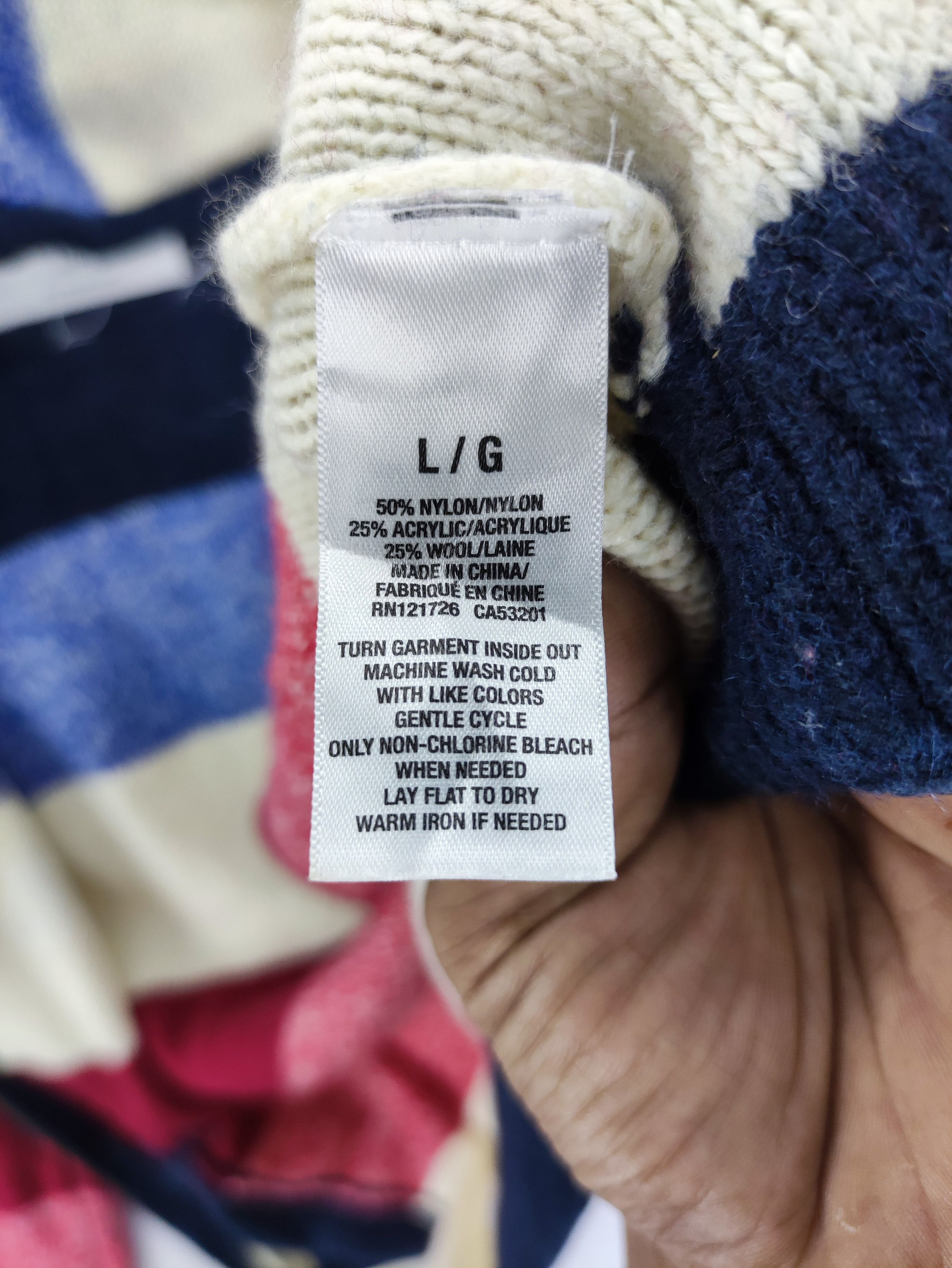 Aeropostale Vintage Aeropostale Knit Sweater Striped Hoodie Zipper Size US M / EU 48-50 / 2 - 4 Thumbnail