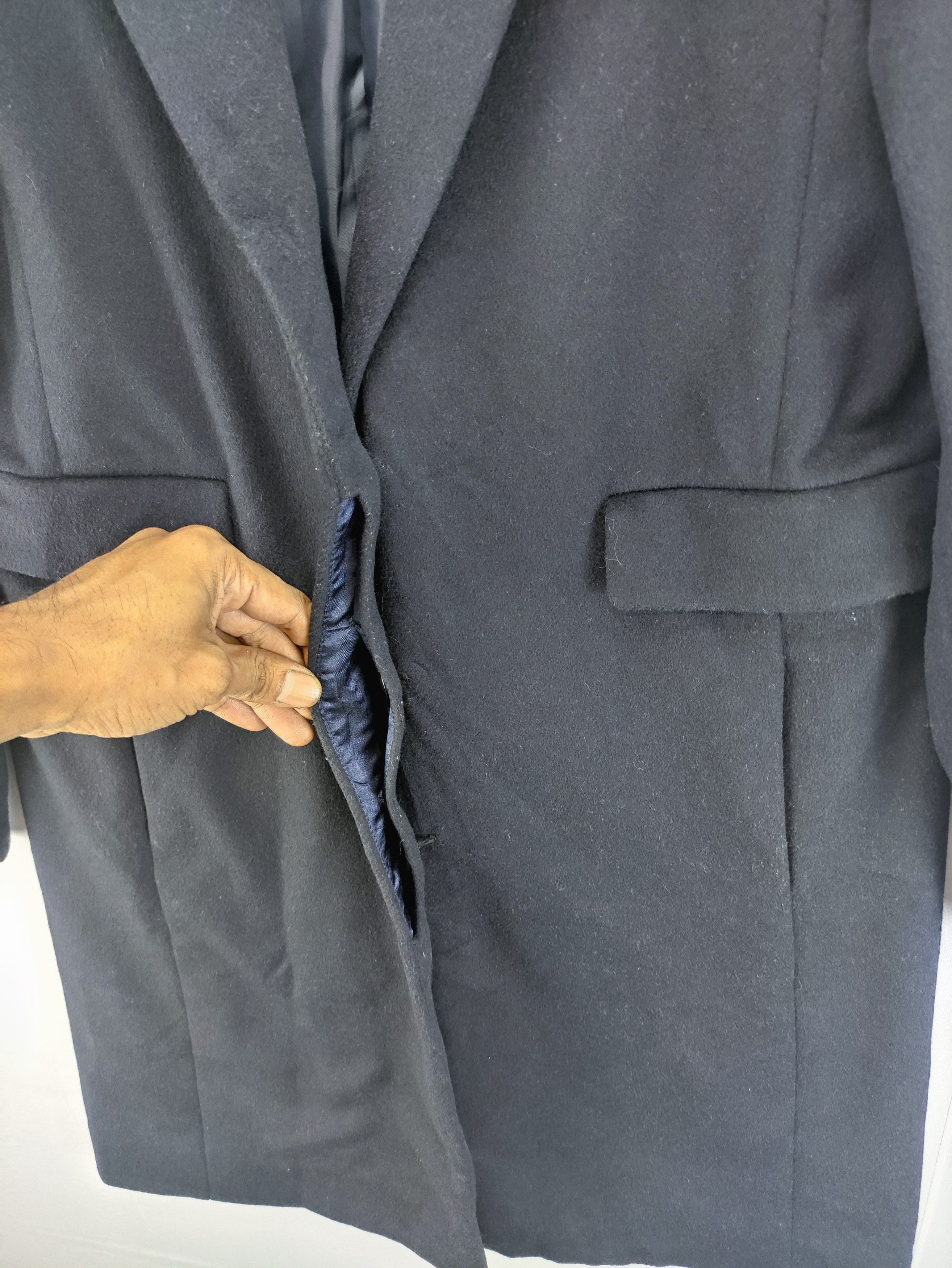 Japanese Brand Vintage Vallombrosa Wool Coat Jacket Size M / US 6-8 / IT 42-44 - 3 Thumbnail