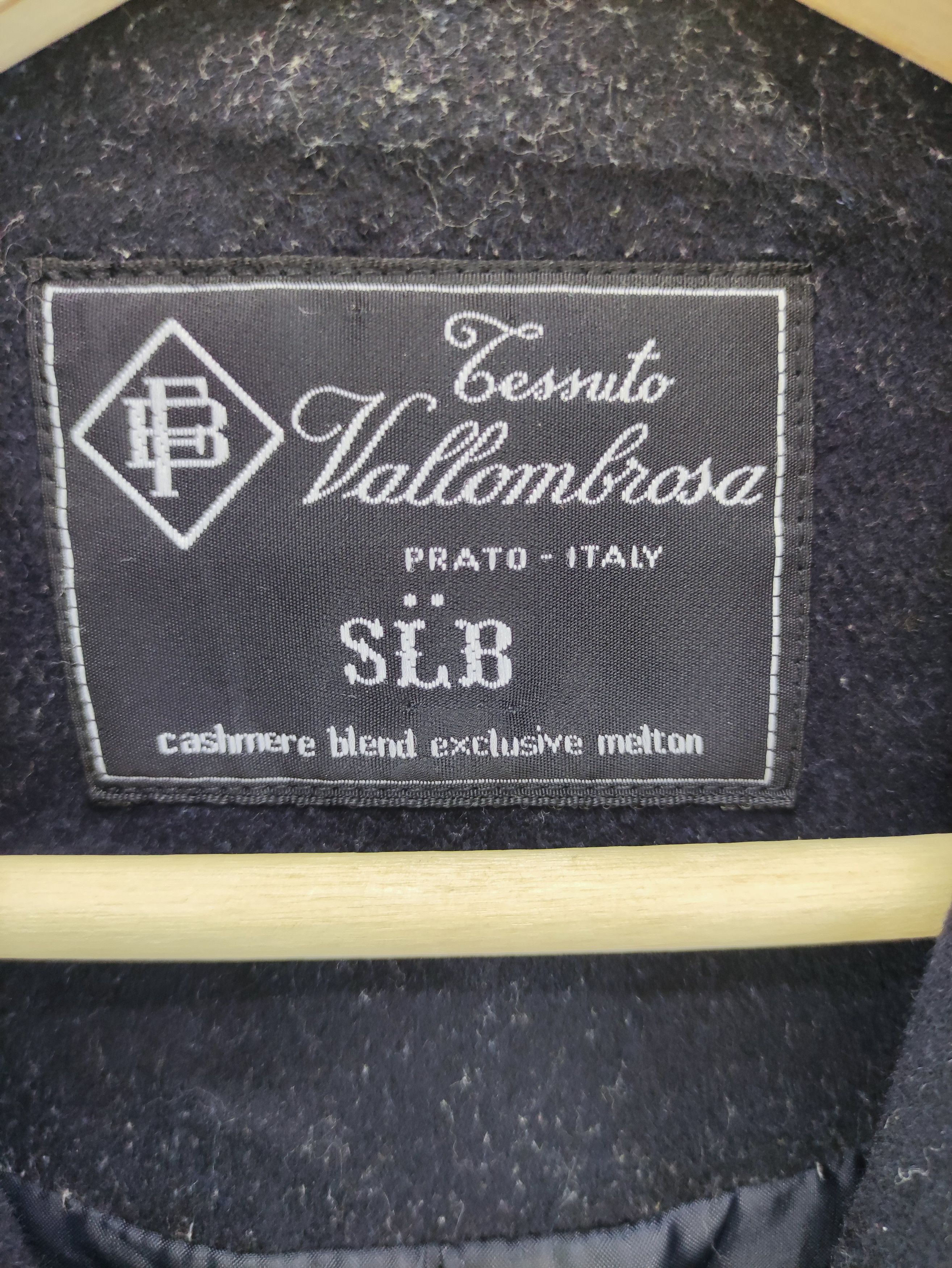 Japanese Brand Vintage Vallombrosa Wool Coat Jacket Size M / US 6-8 / IT 42-44 - 2 Thumbnail
