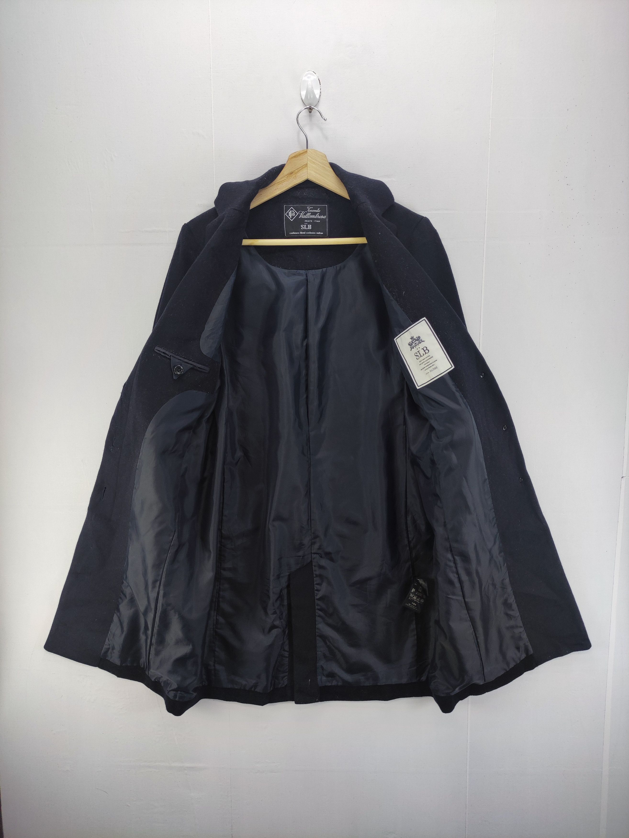 Japanese Brand Vintage Vallombrosa Wool Coat Jacket Size M / US 6-8 / IT 42-44 - 4 Thumbnail