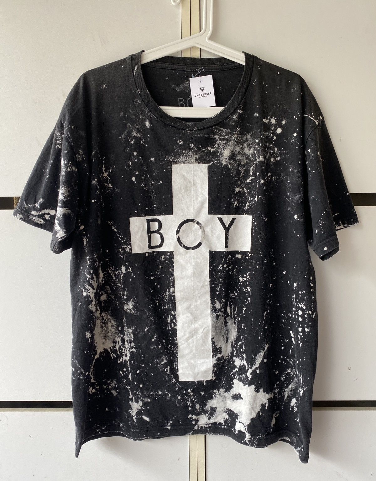 Boy London BOY LONDON CROSS SPLATTERED T SHIRT Size US M / EU 48-50 / 2 - 1 Thumbnail