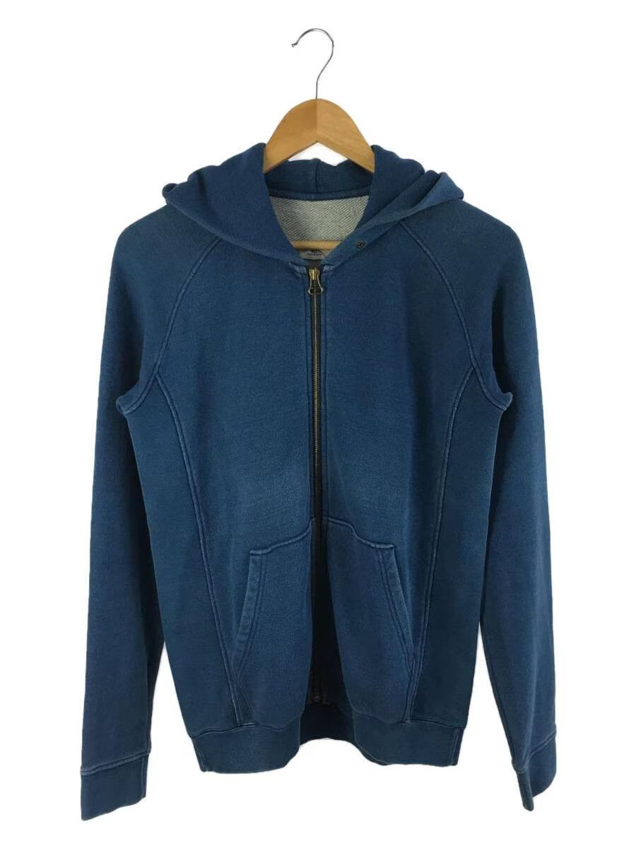 image of Visvim Zip Hoodie in Blue, Men's (Size Small)