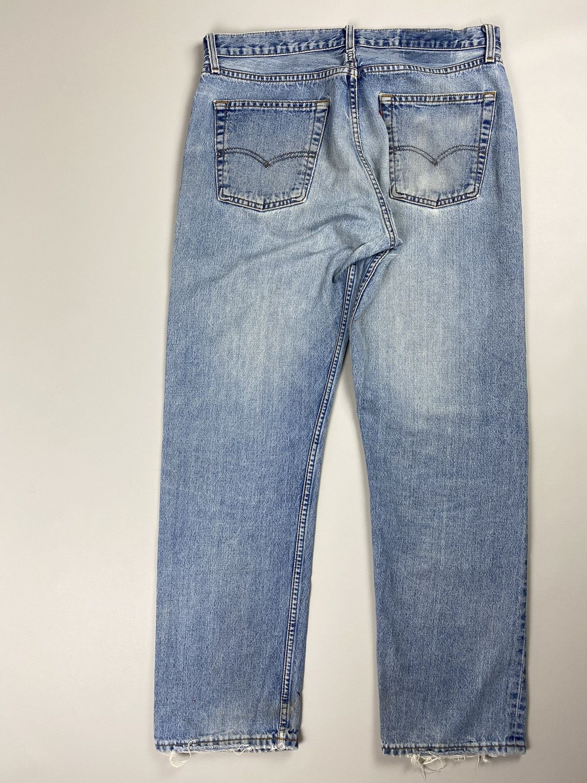 VTG 90s Levis 501 men's light blue denim jeans size 36 X 32