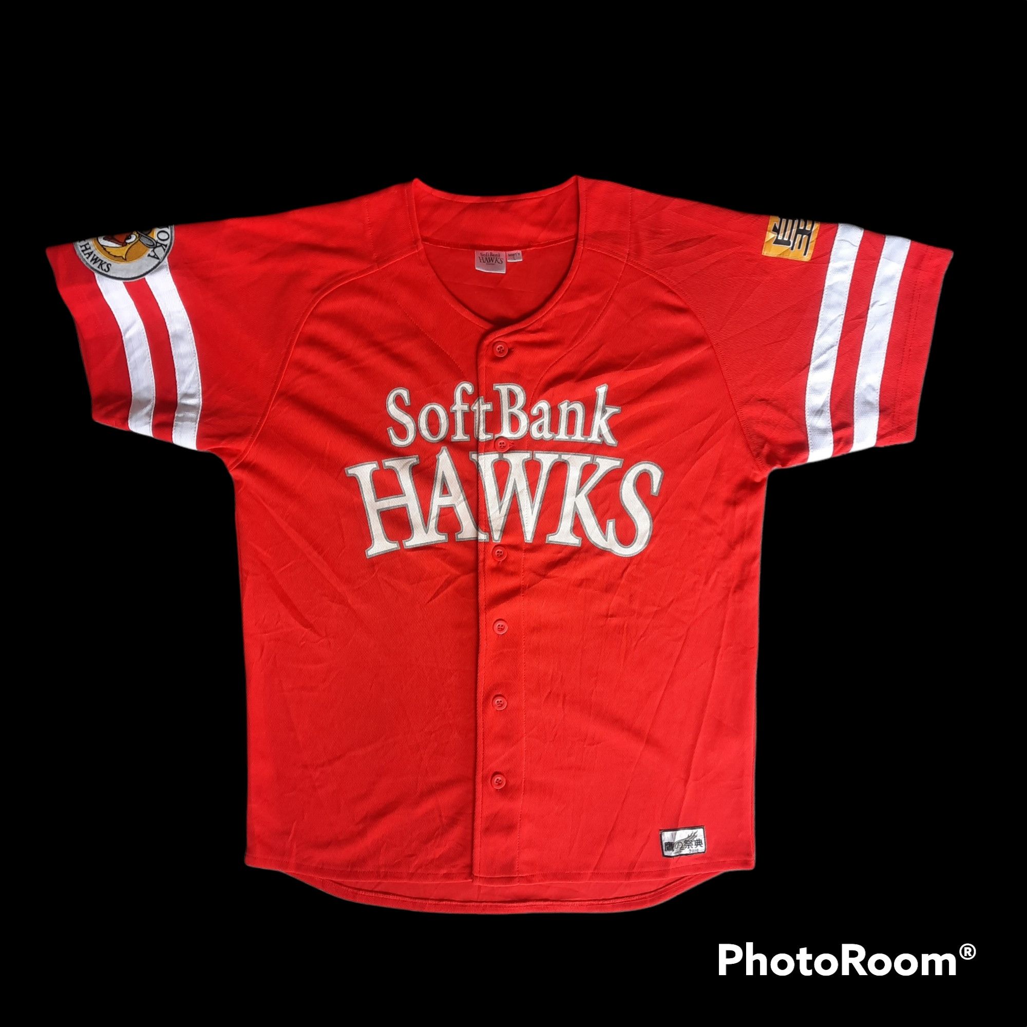 Japanese Brand 🔥NPB fukuoka softbank hawks baseball jersey Size US M / EU 48-50 / 2 - 1 Thumbnail