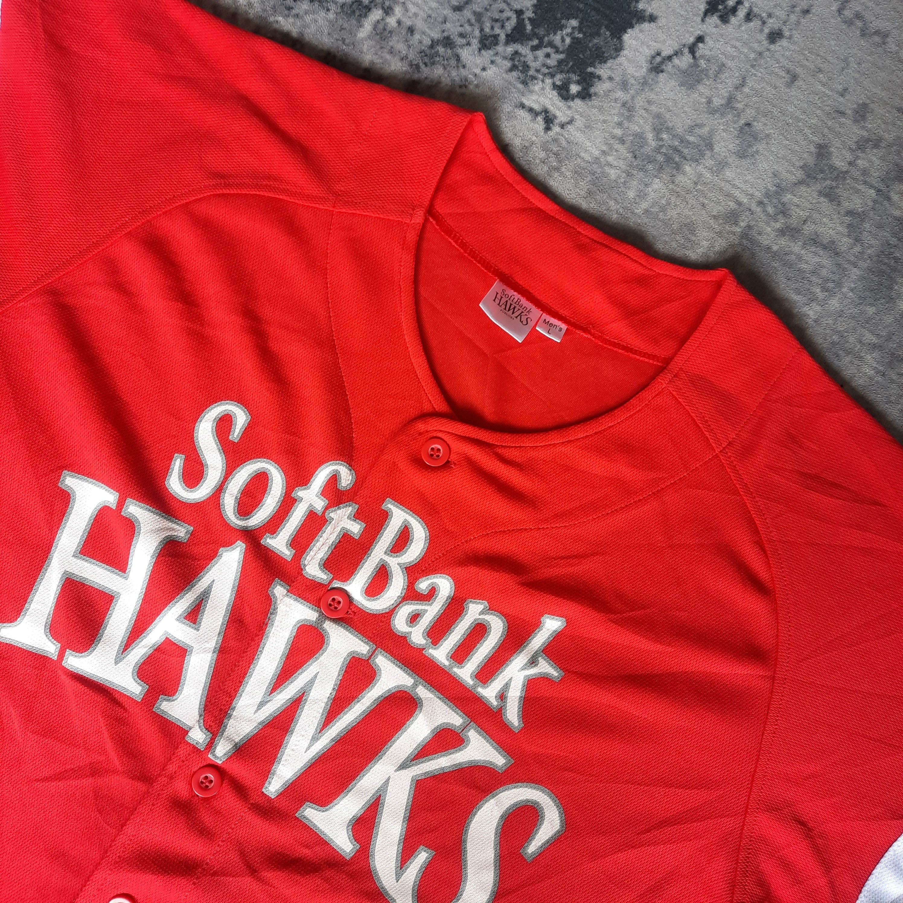 Japanese Brand 🔥NPB fukuoka softbank hawks baseball jersey Size US M / EU 48-50 / 2 - 2 Thumbnail