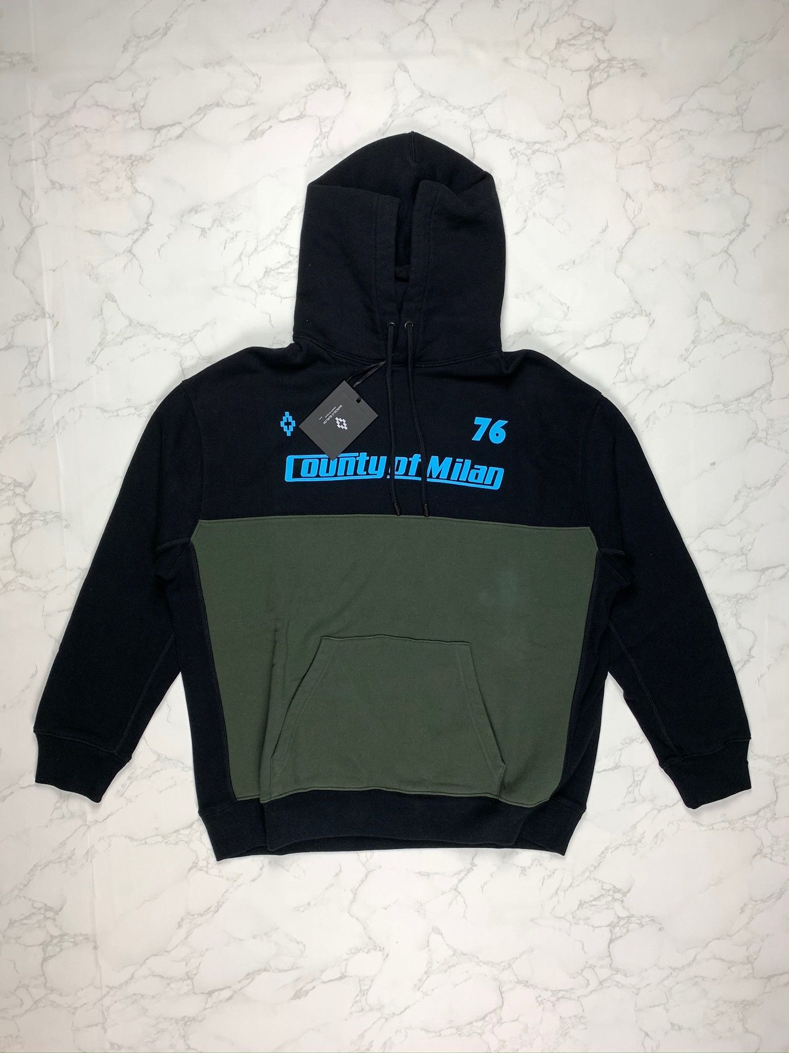 Marcelo Burlon 🔥75% OFF🔥 [SALE] Marcelo Burlon Black Team Print Hoodie Size US XS / EU 42 / 0 - 2 Thumbnail