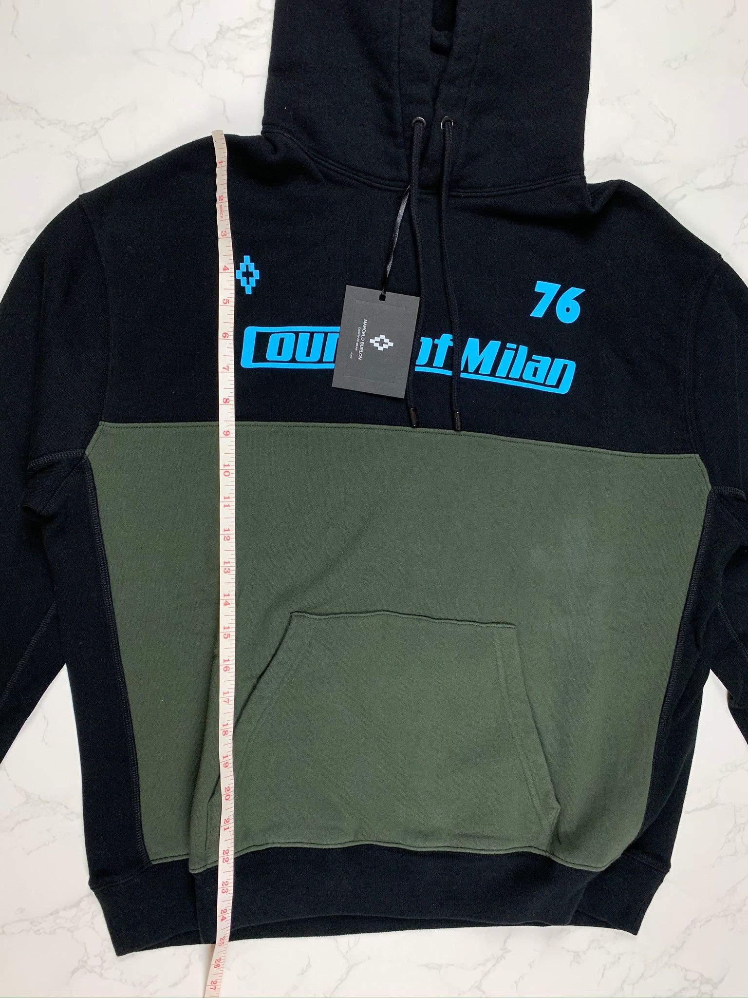 Marcelo Burlon 🔥75% OFF🔥 [SALE] Marcelo Burlon Black Team Print Hoodie Size US XS / EU 42 / 0 - 6 Thumbnail