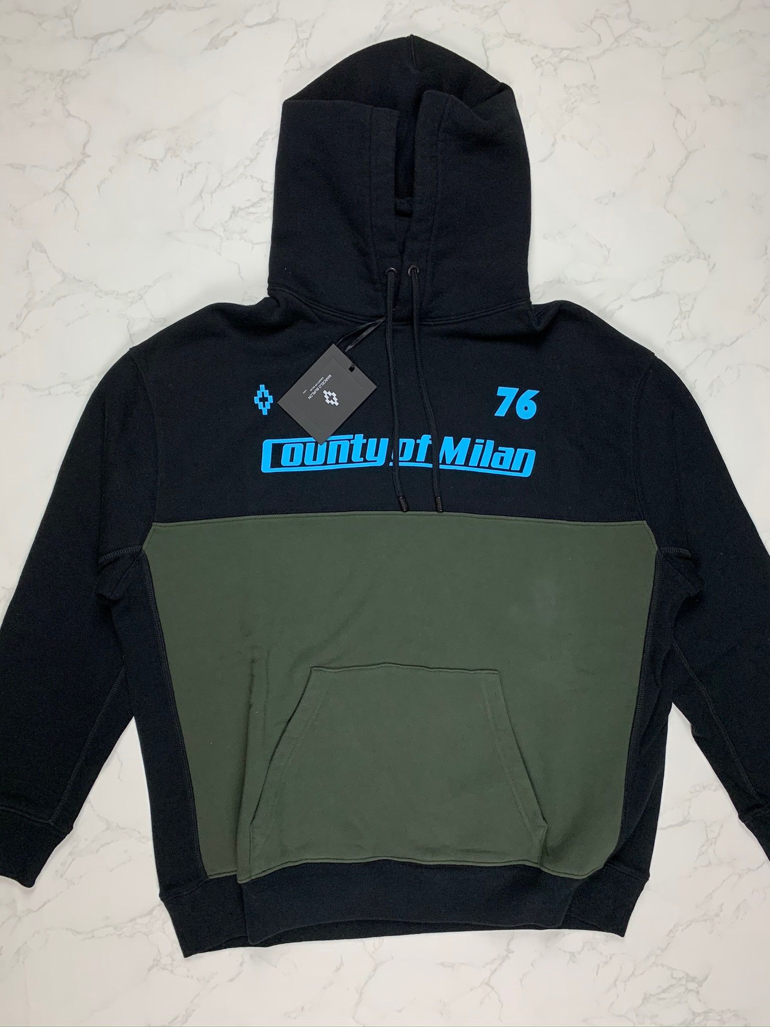 Marcelo Burlon 🔥75% OFF🔥 [SALE] Marcelo Burlon Black Team Print Hoodie Size US XS / EU 42 / 0 - 8 Thumbnail